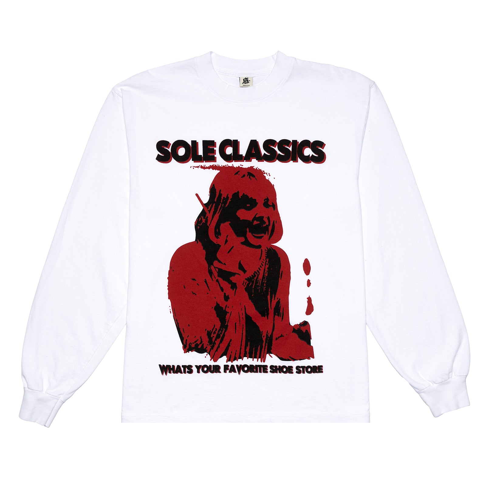 Sole Classics Favorite Shoe Store Long Sleeve T-shirt 'White'
