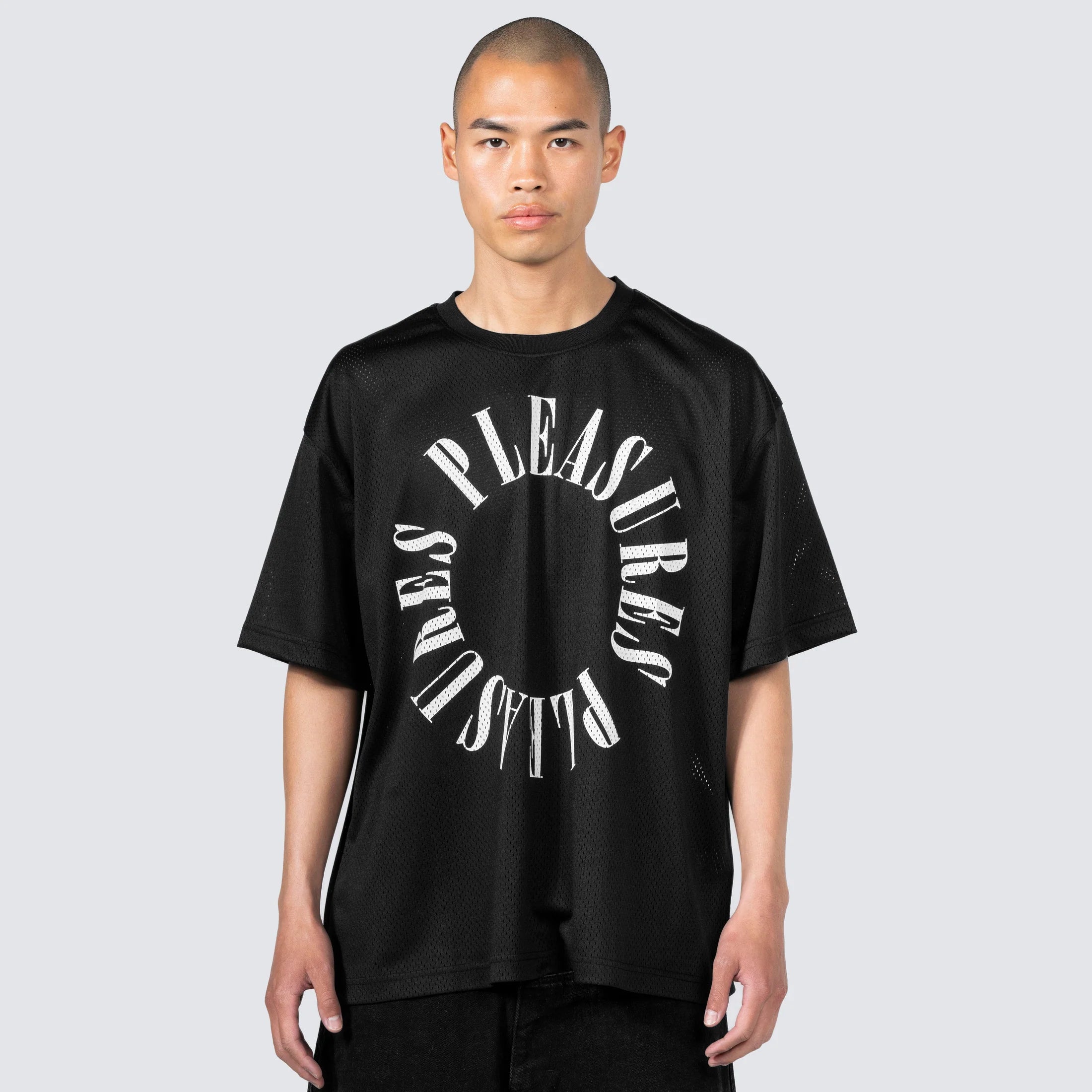 Pleasures Motive Mesh Shirt 'Black'