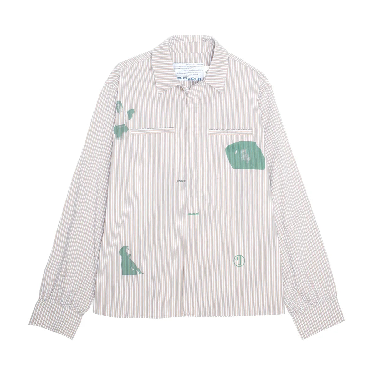 Jungles Jungles Movement Stripe LS Button Up Shirt 'Stripe'