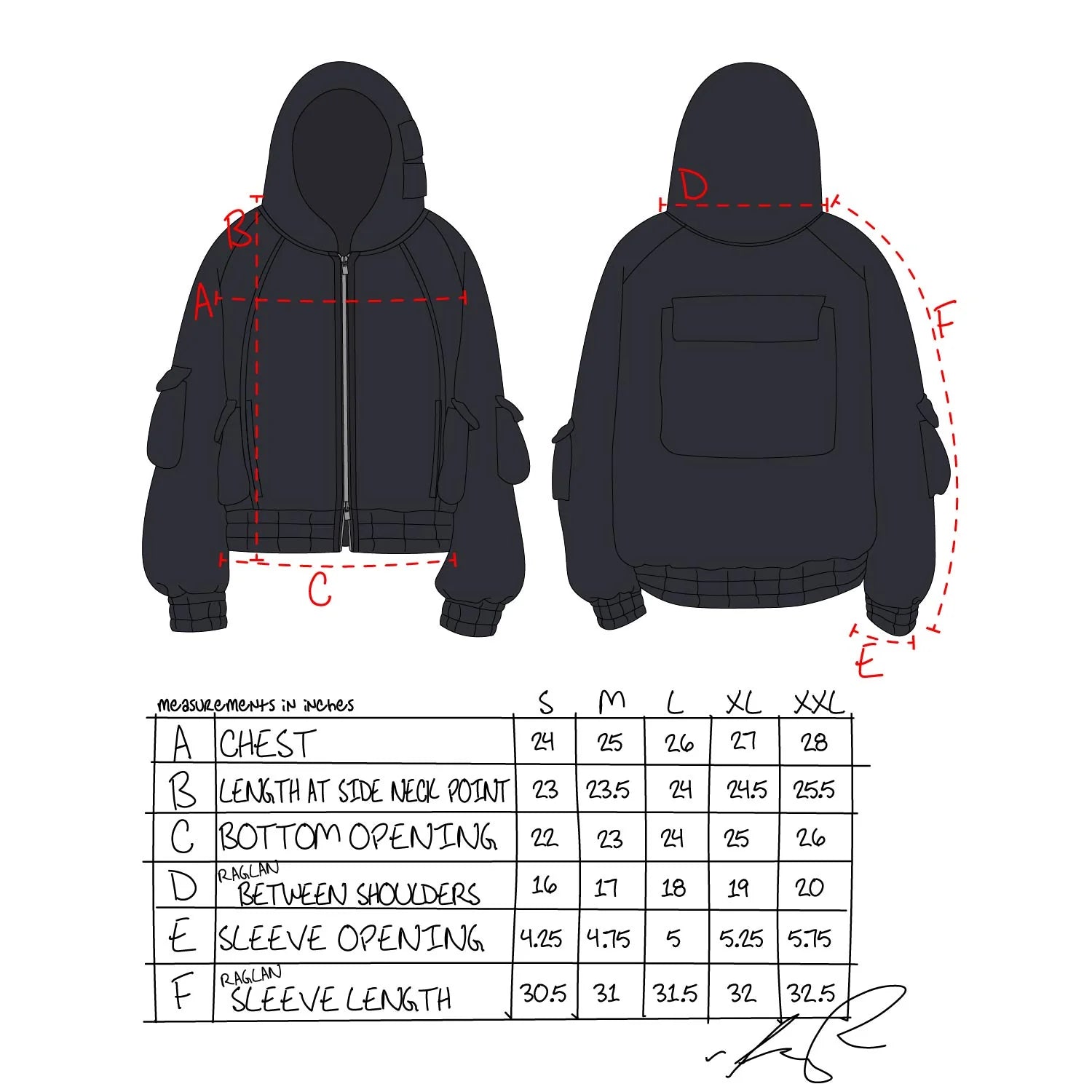 Kody Phillips Zip Up Cargo Hoodie 'Navy'