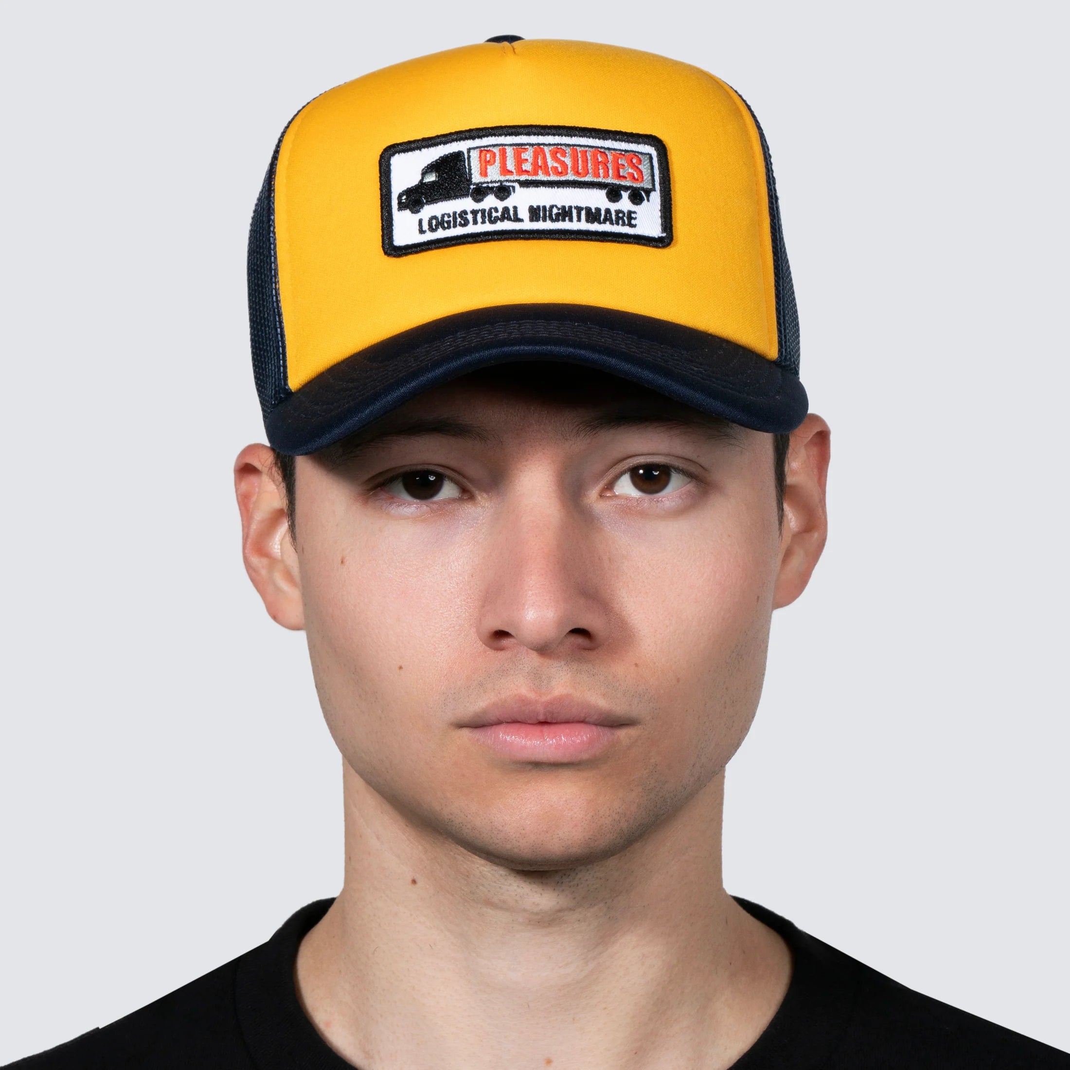 Pleasures Nightmare Trucker 'Navy/Yellow'
