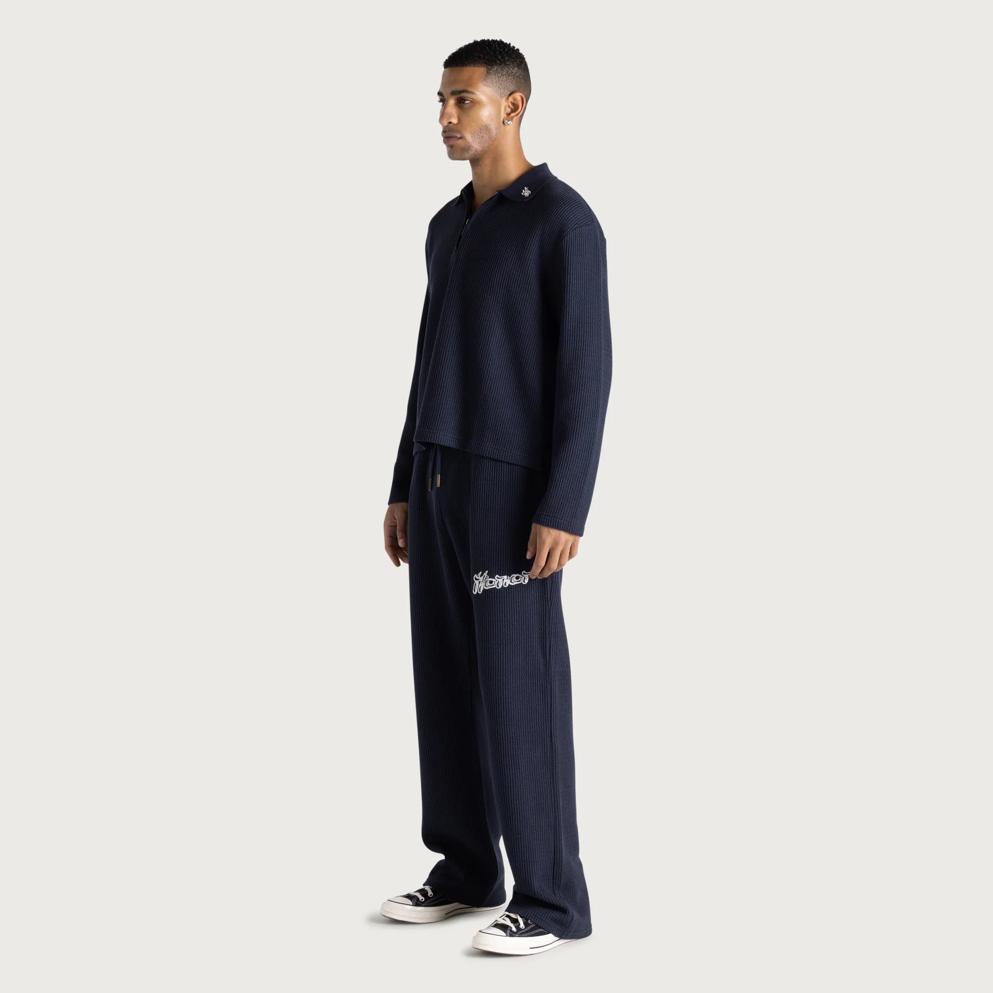 Honor The Gift Wavy Knit Pant 'Navy'