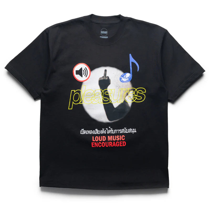 Pleasures Loud Music T-Shirt 'Black'
