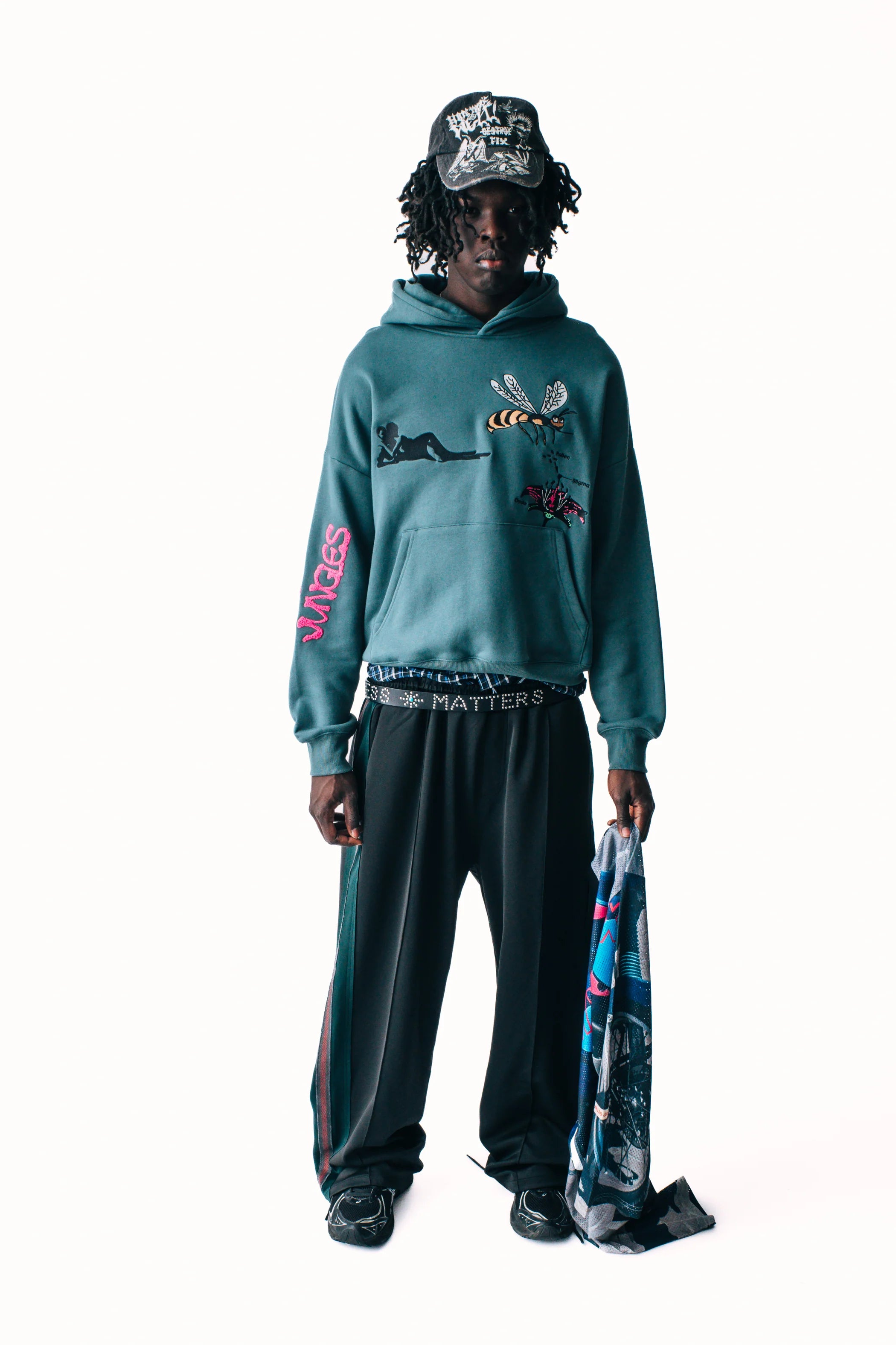 Jungles Jungles Pollinate Hoodie 'Green'