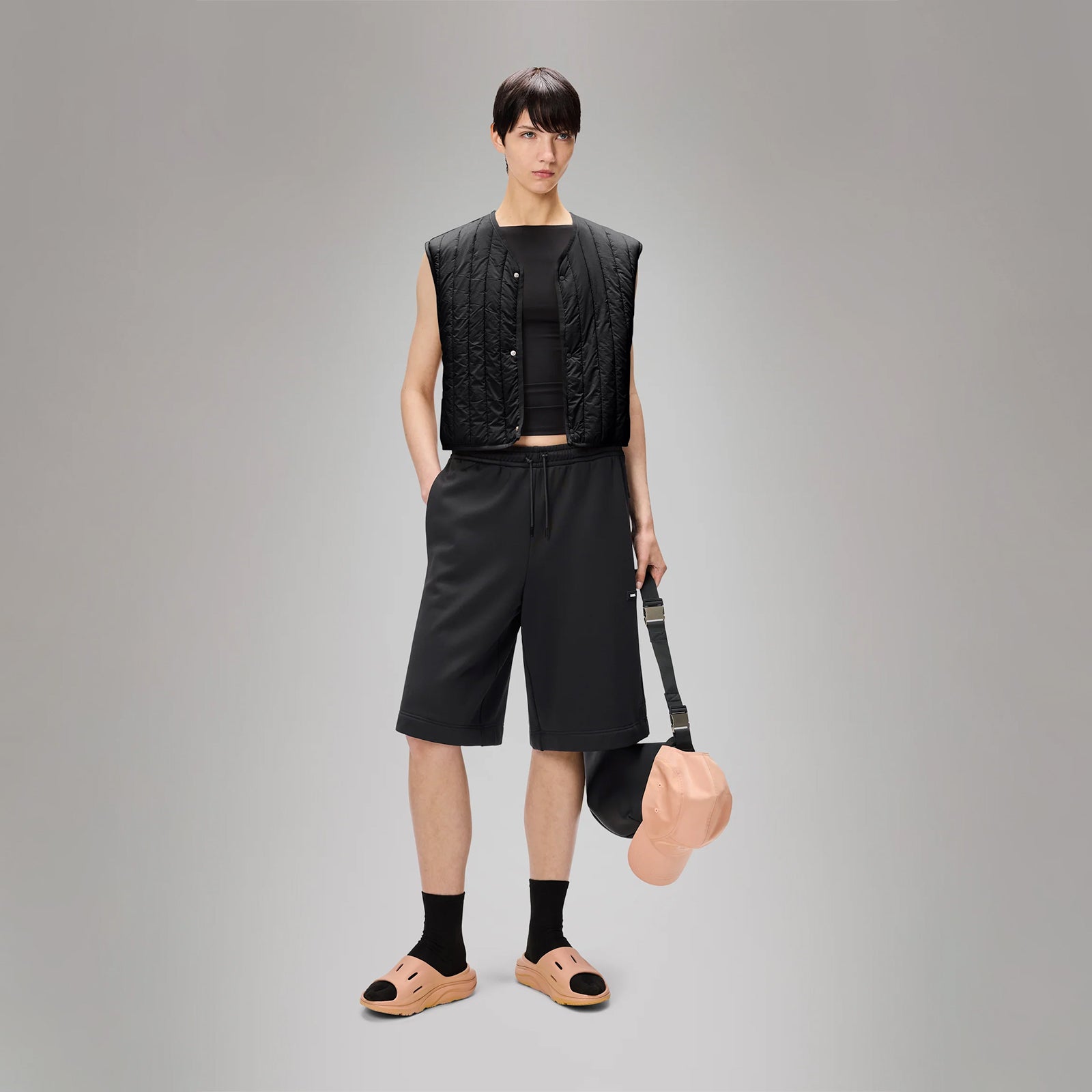 Rains Banja Short Liner W Vest T1 'Black'