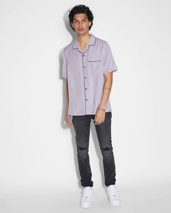 Ksubi Downtown Resort SS Shirt Silt 'Purple'