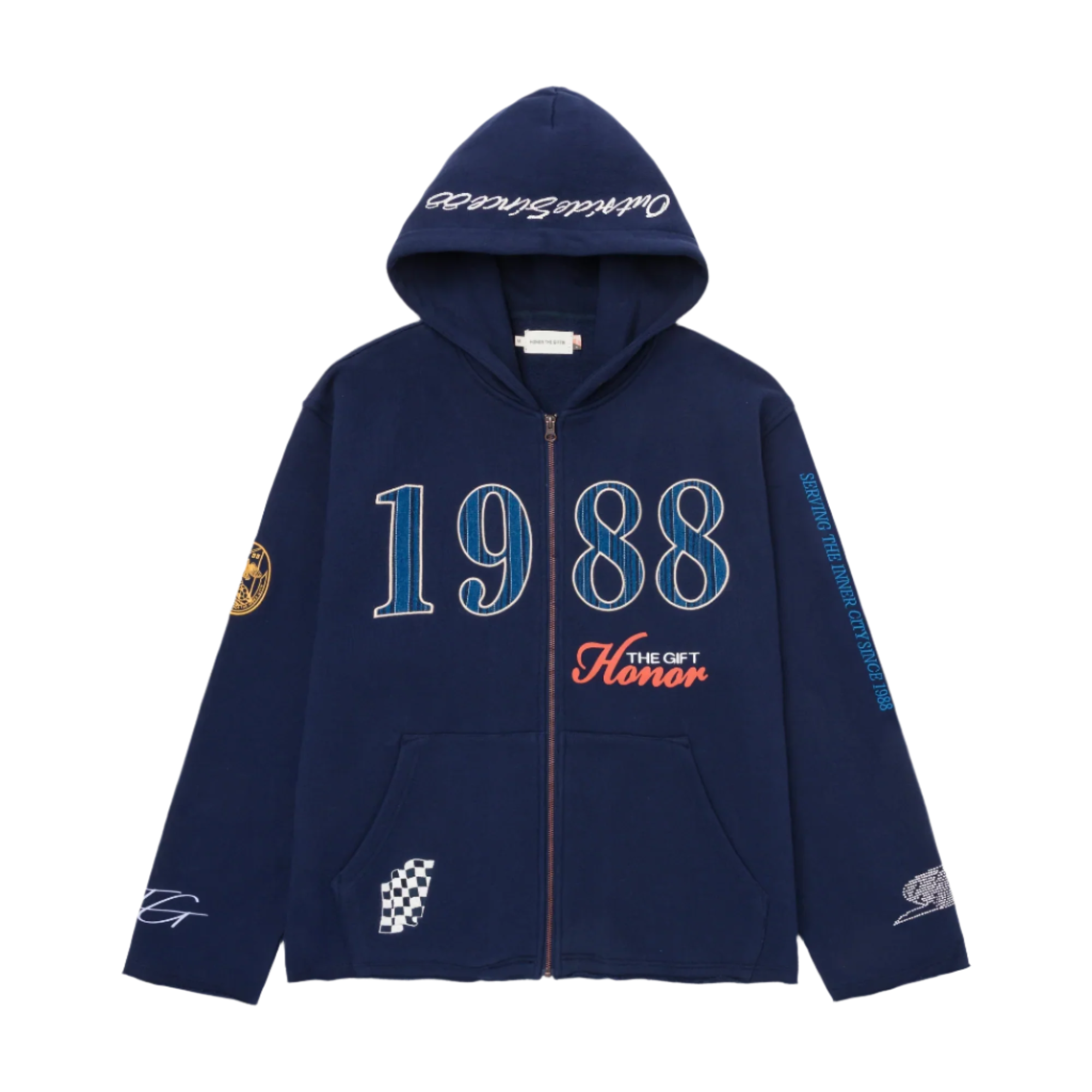 Honor The Gift 1988 Full Zip Hoodie 'Navy'