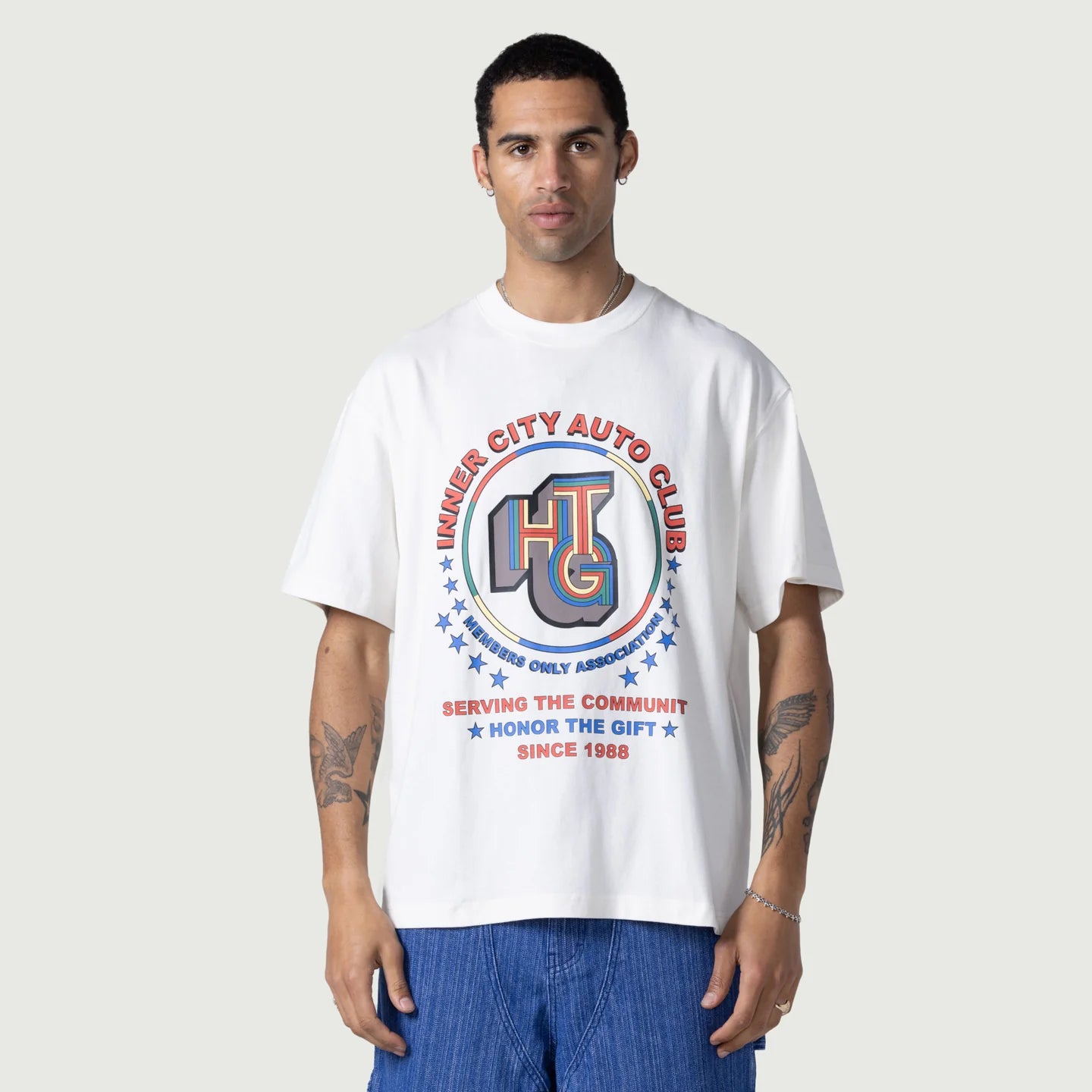 Honor The Gift Auto Association T-Shirt 'White'