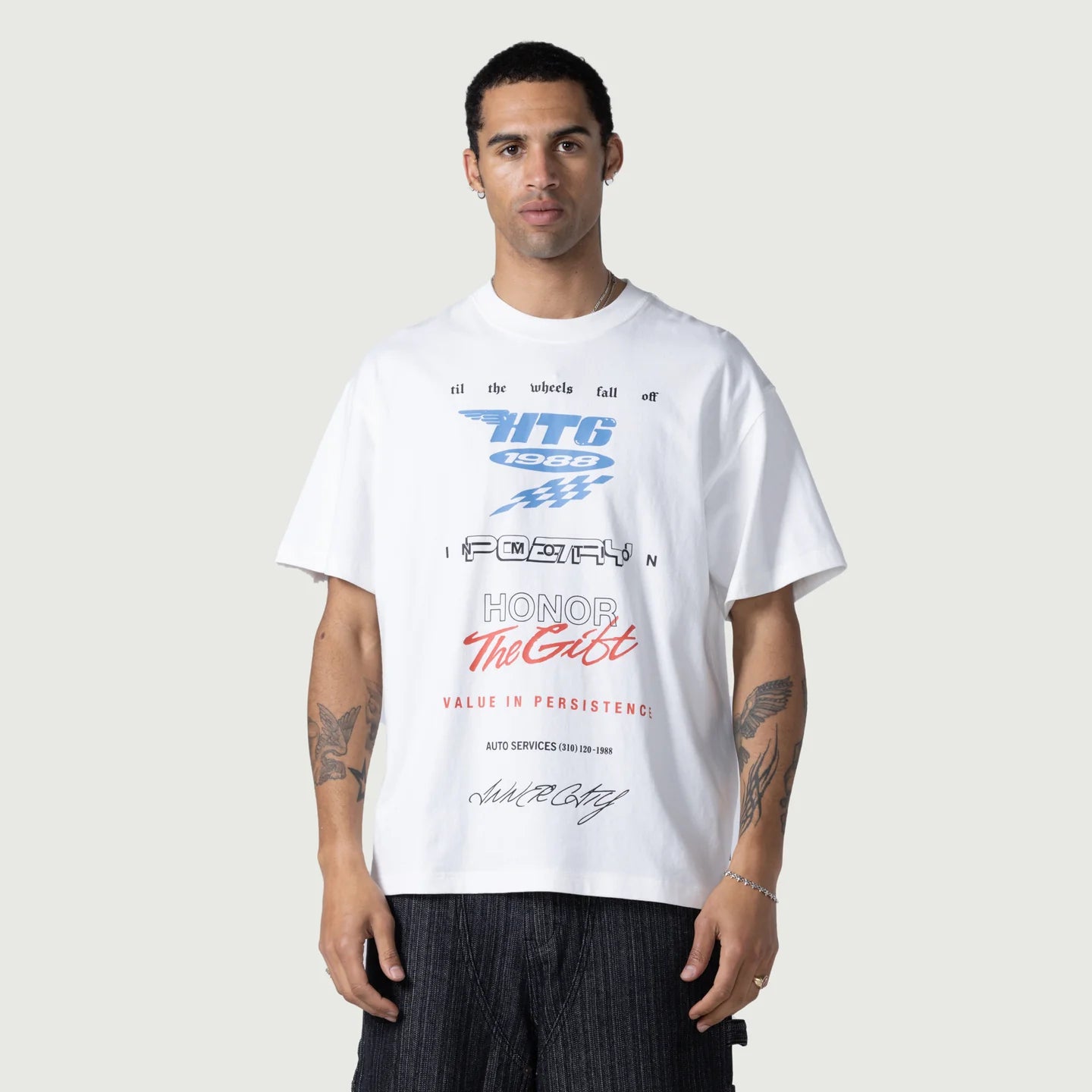 Honor The Gift Persistence Race T-Shirt 'White'
