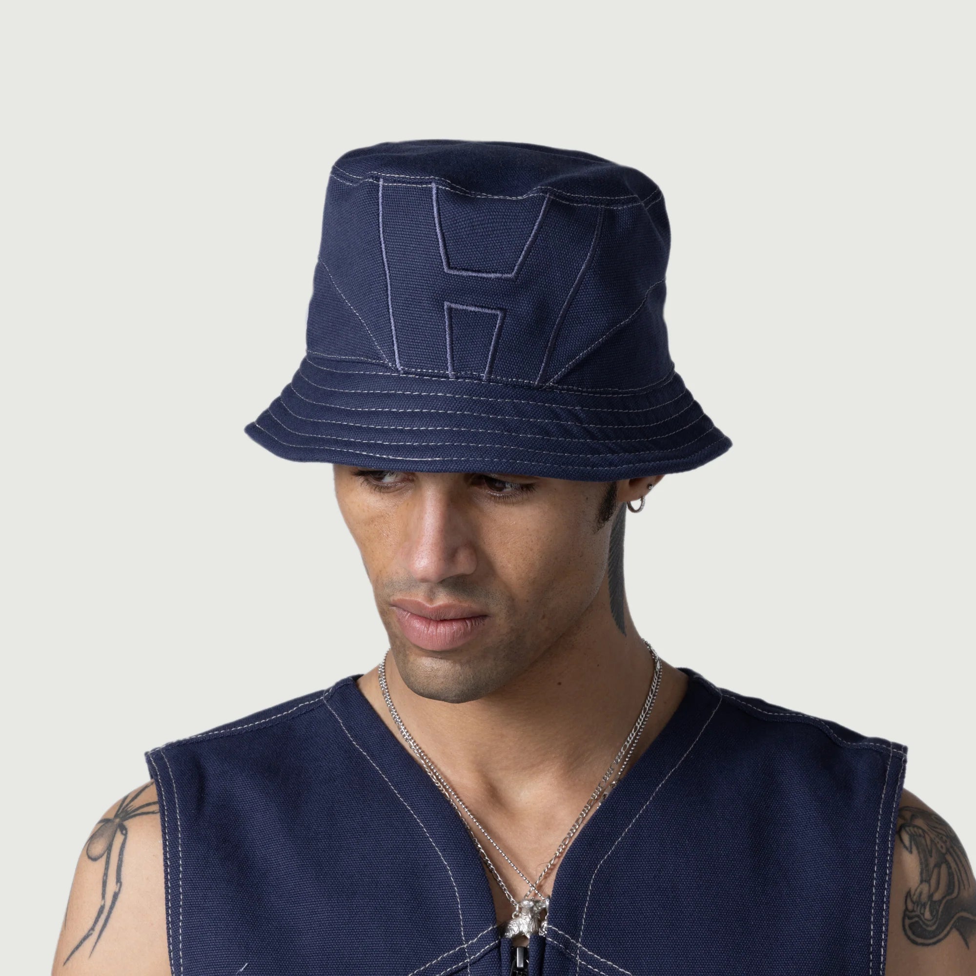 Honor The Gift A-Spring Panel H Bucket Hat 'Navy'