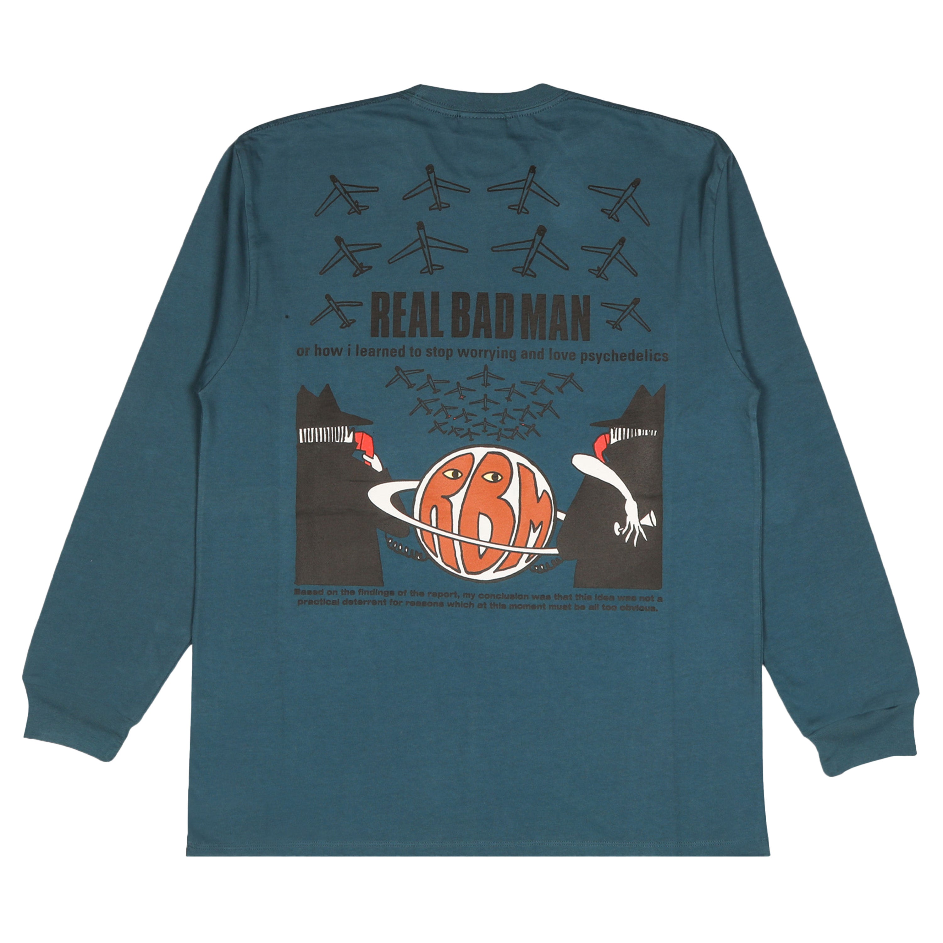 Real Bad Man Stop Worrying LS Tee 'Deep Dive'
