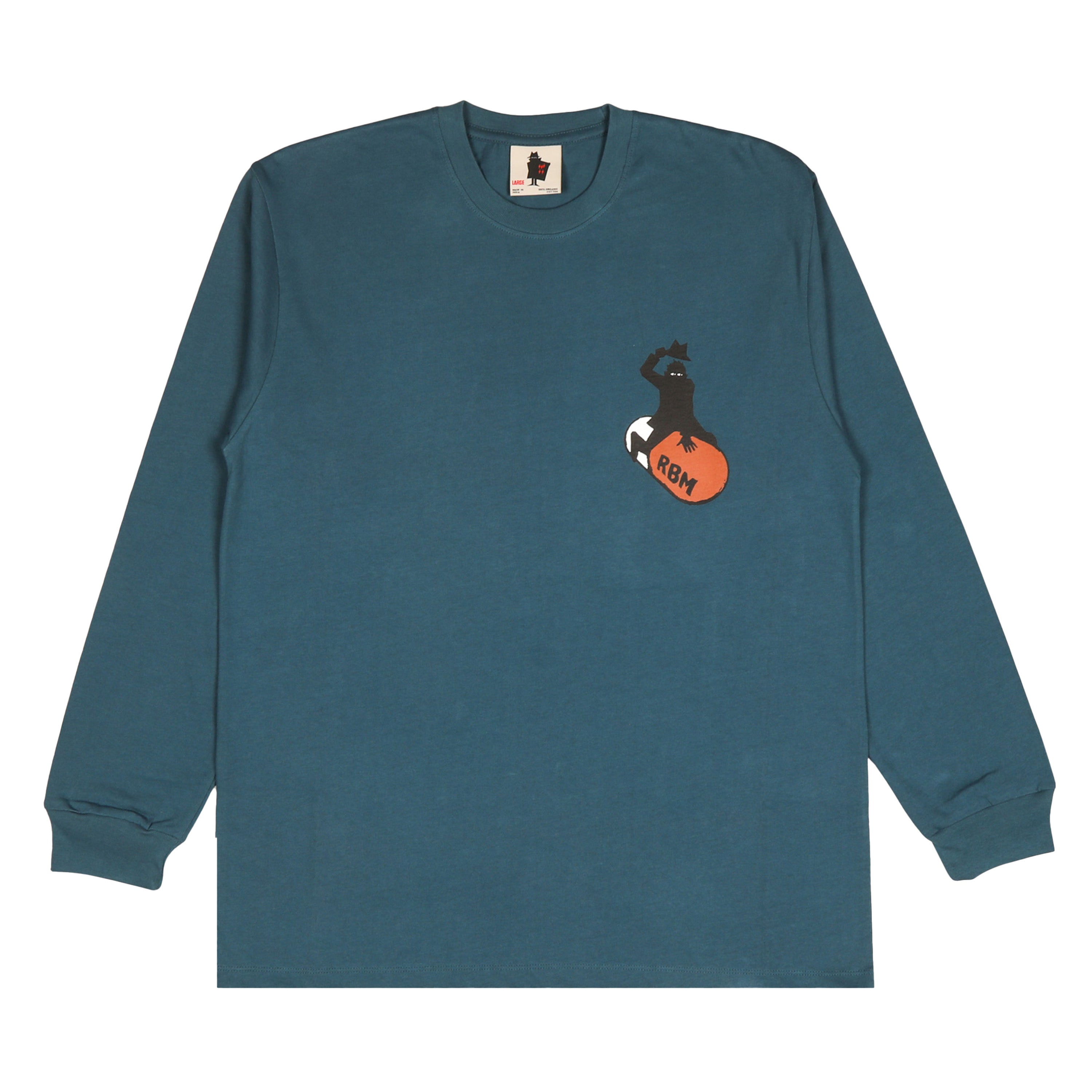 Real Bad Man Stop Worrying LS Tee 'Deep Dive'