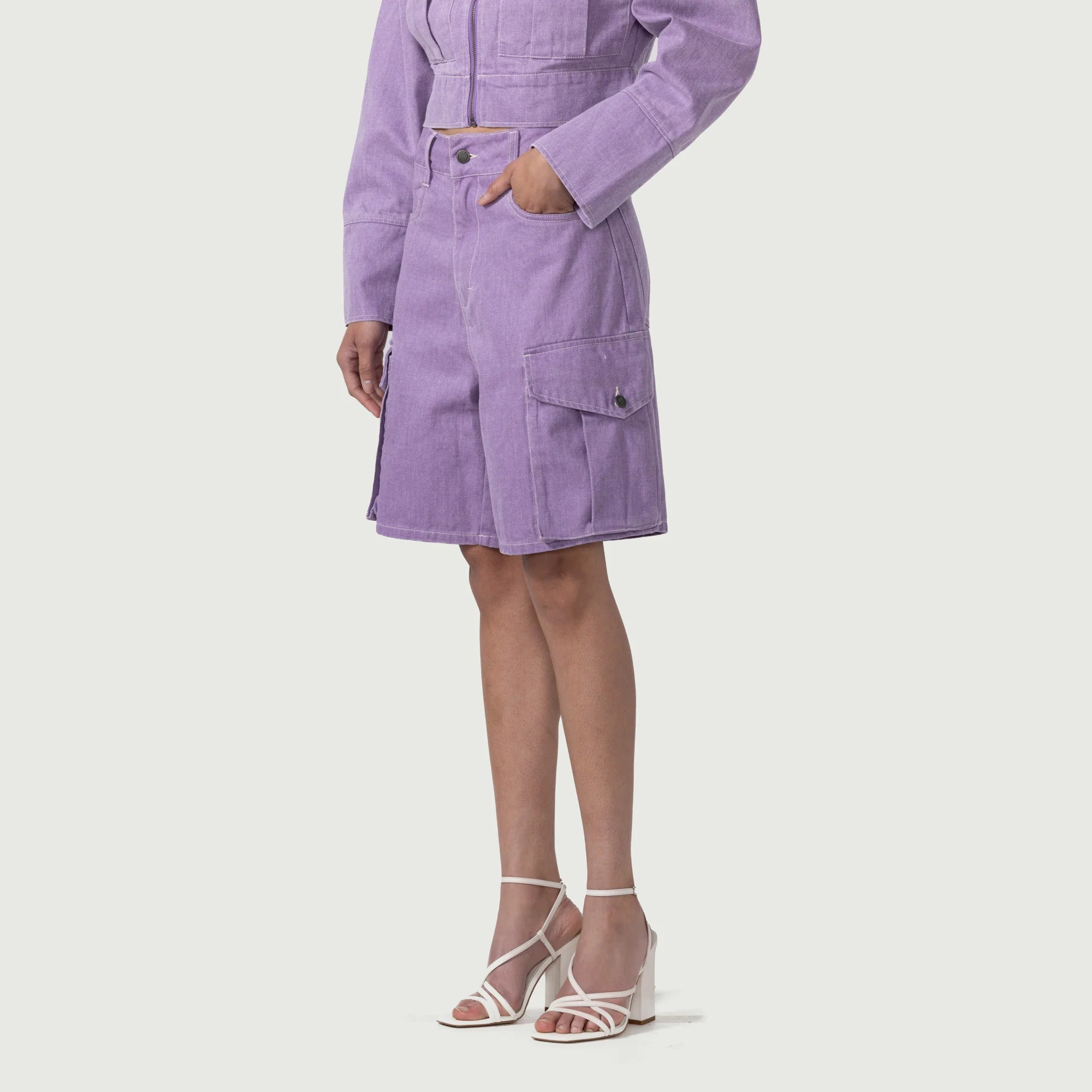 Women's Honor The Gift Baggy Cargo Short 'Purple'