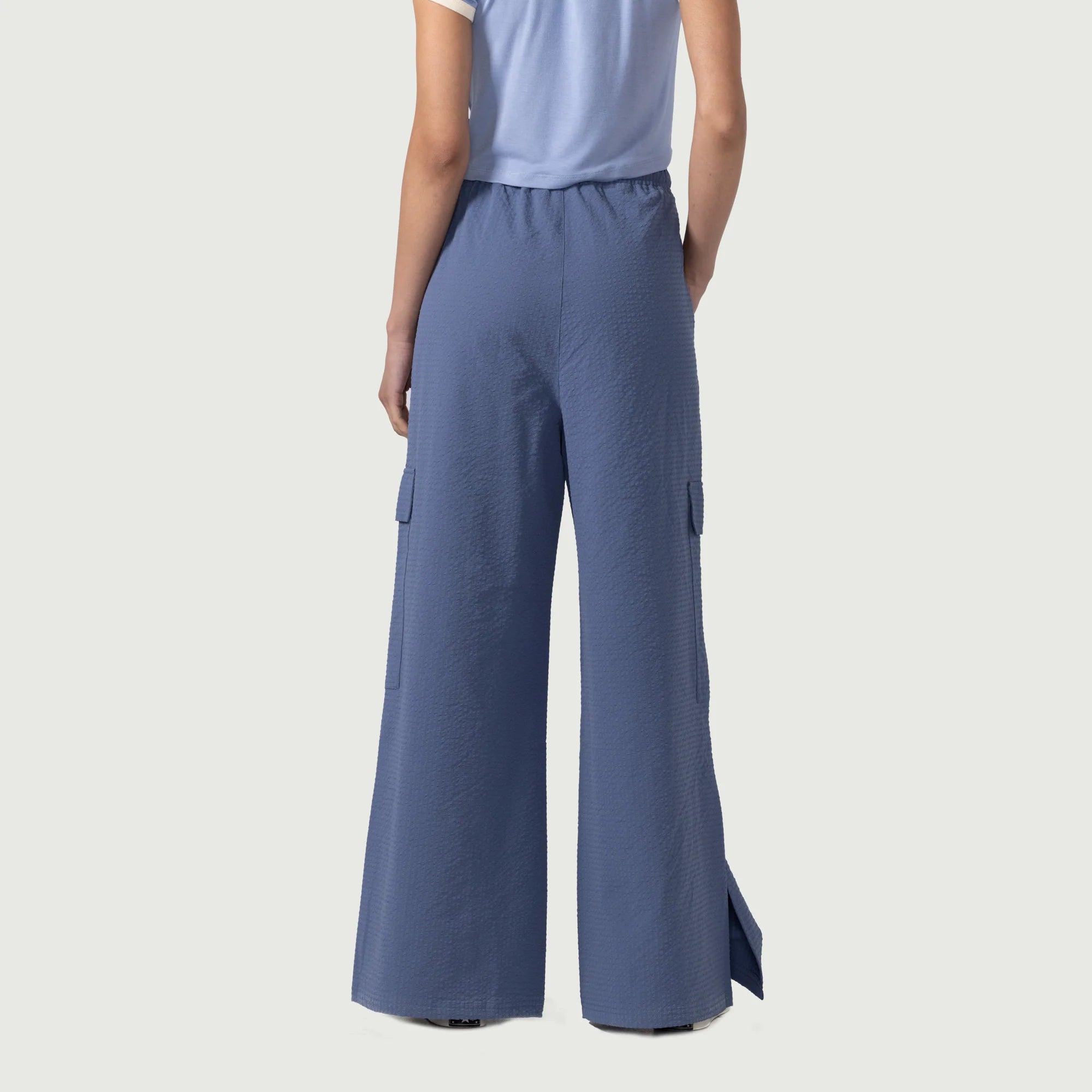 Women's Honor The Gift Drawstring Loose Cargo Pant 'Sky Blue'