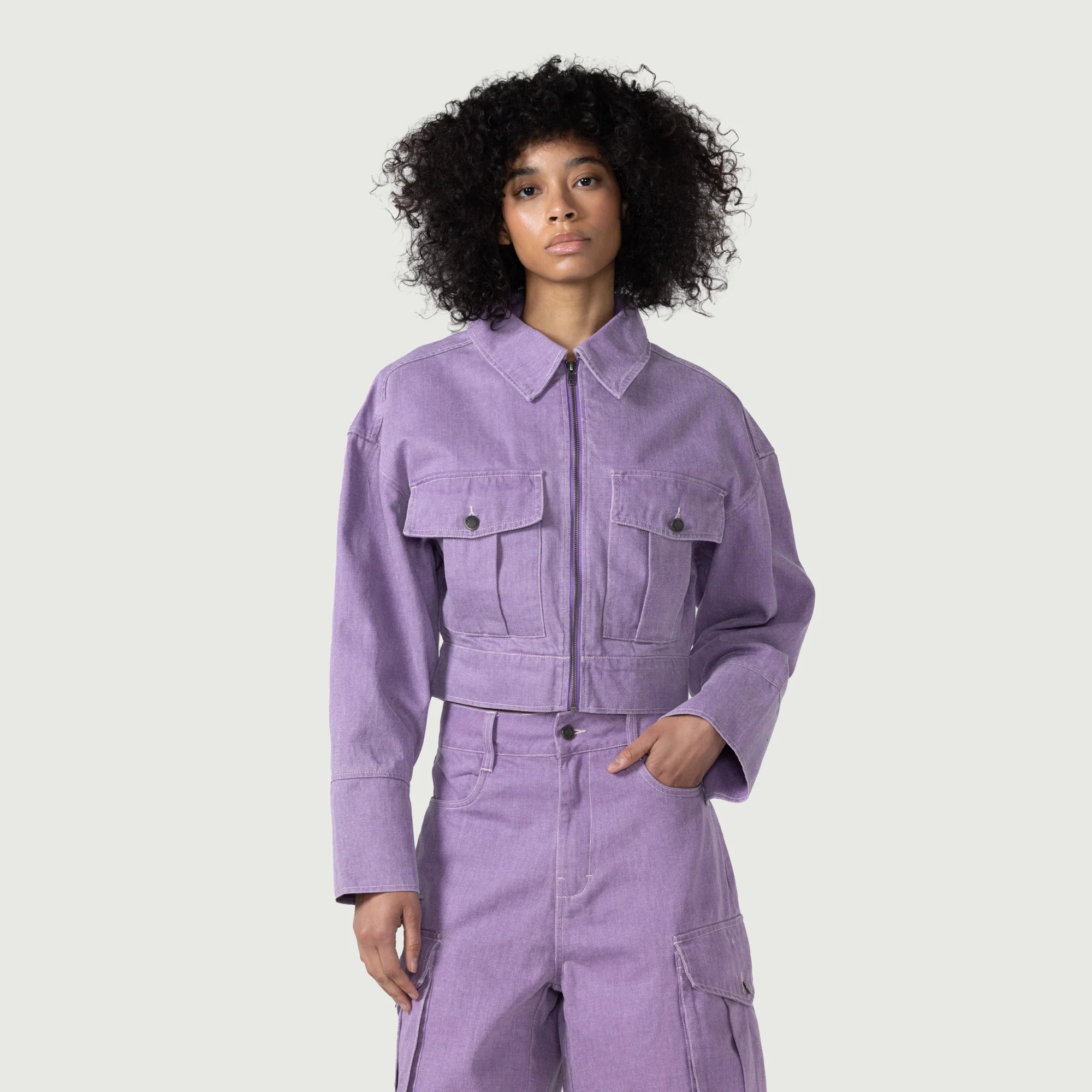 Women's Honor The Gift Oversized Workman Jacket 'Purple'