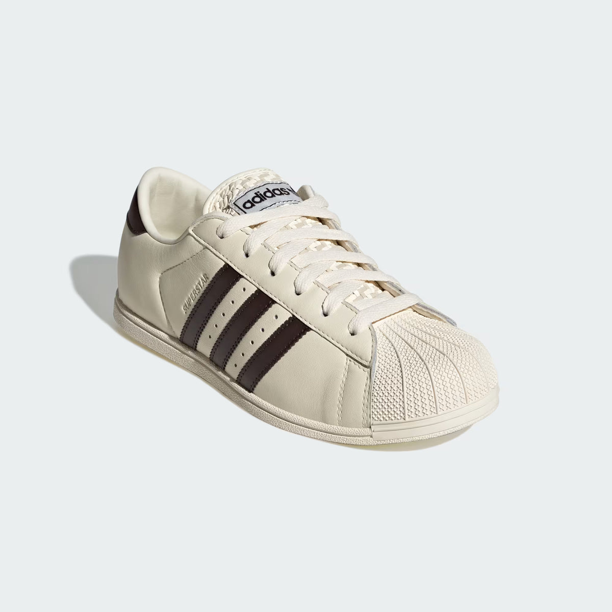 adidas Womens Superstar Lo Pro 'Cream White / Aurora Coffee / Gold Metallic'