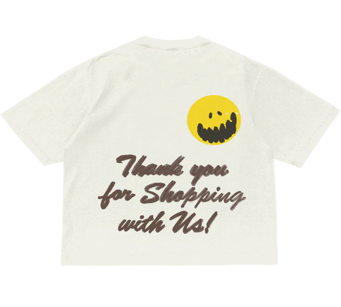 The Fruit Mkt 'Thank You For Shopping' Tee 'White'