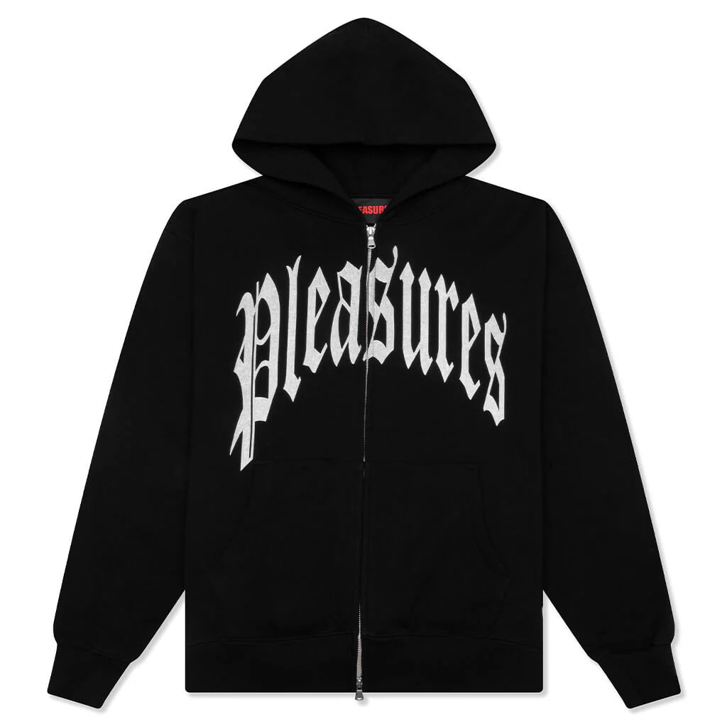 Pleasures Twitch Zip Hoodie 'Black'