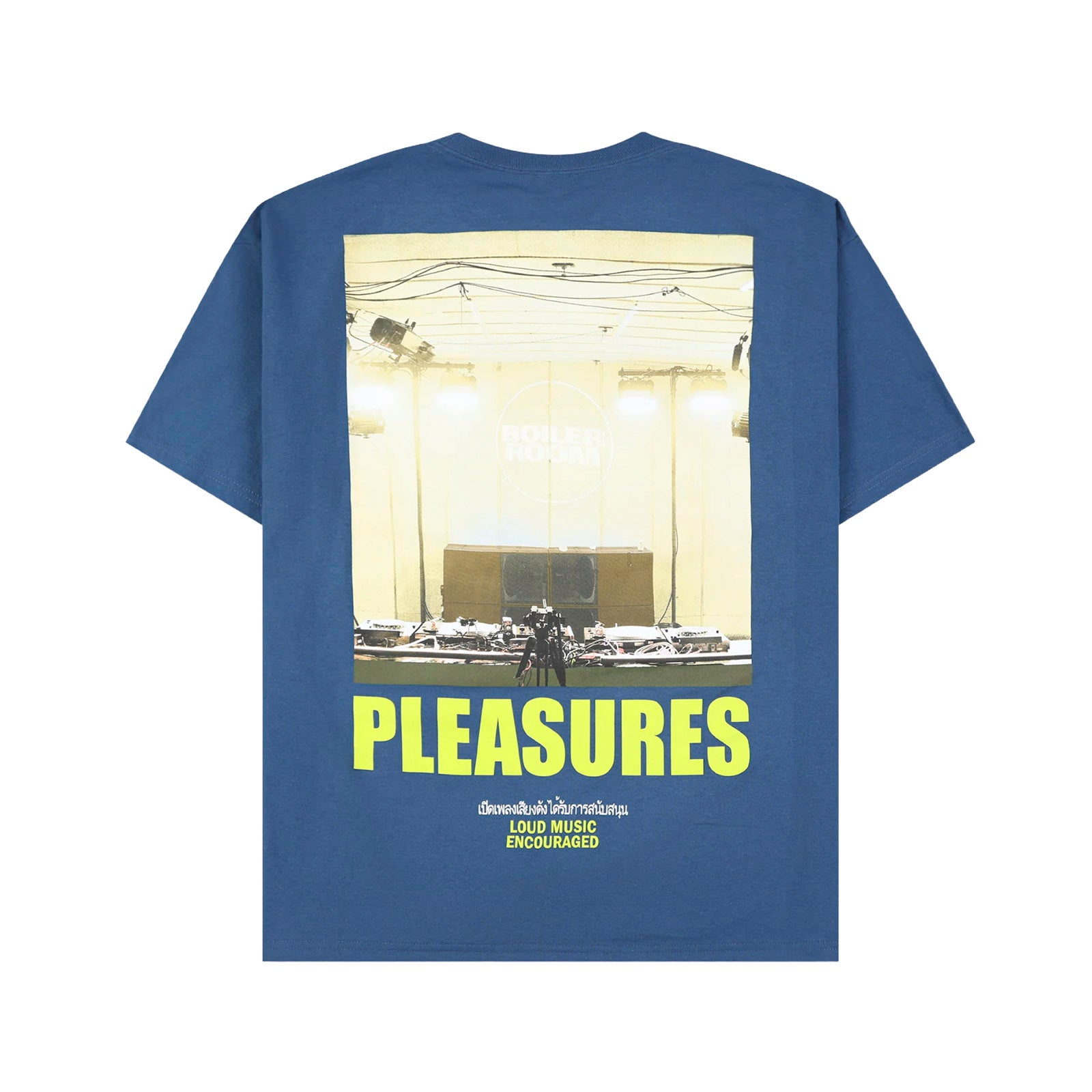 Pleasures Turntable T-Shirt 'Blue'