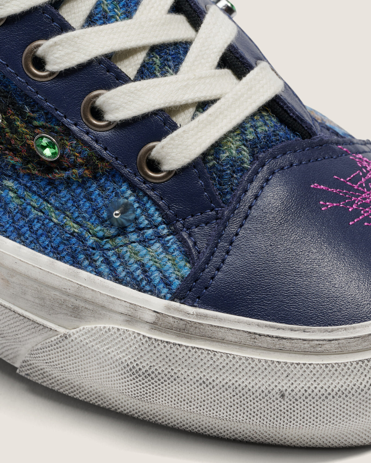 Vans LX Old Skool 36 Harris Tweed 'Blue/Multi'