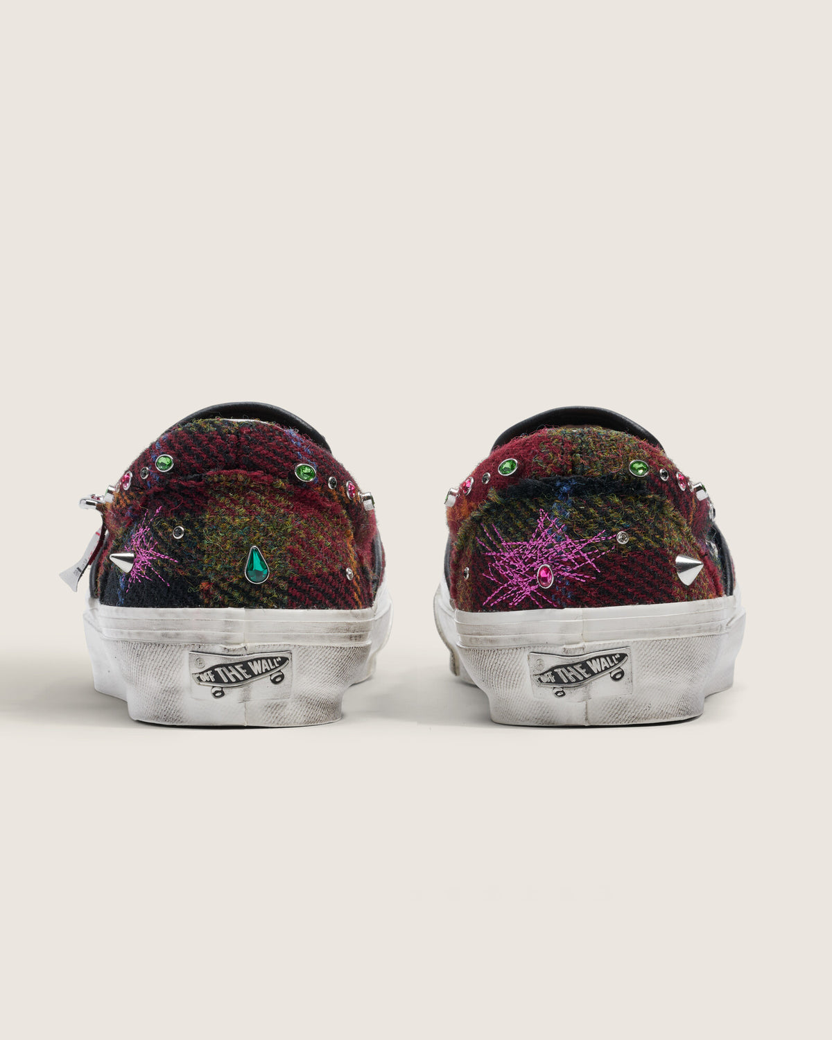 Vans LX Classic Slip-On 98 Harris Tweed 'Red/Multi'