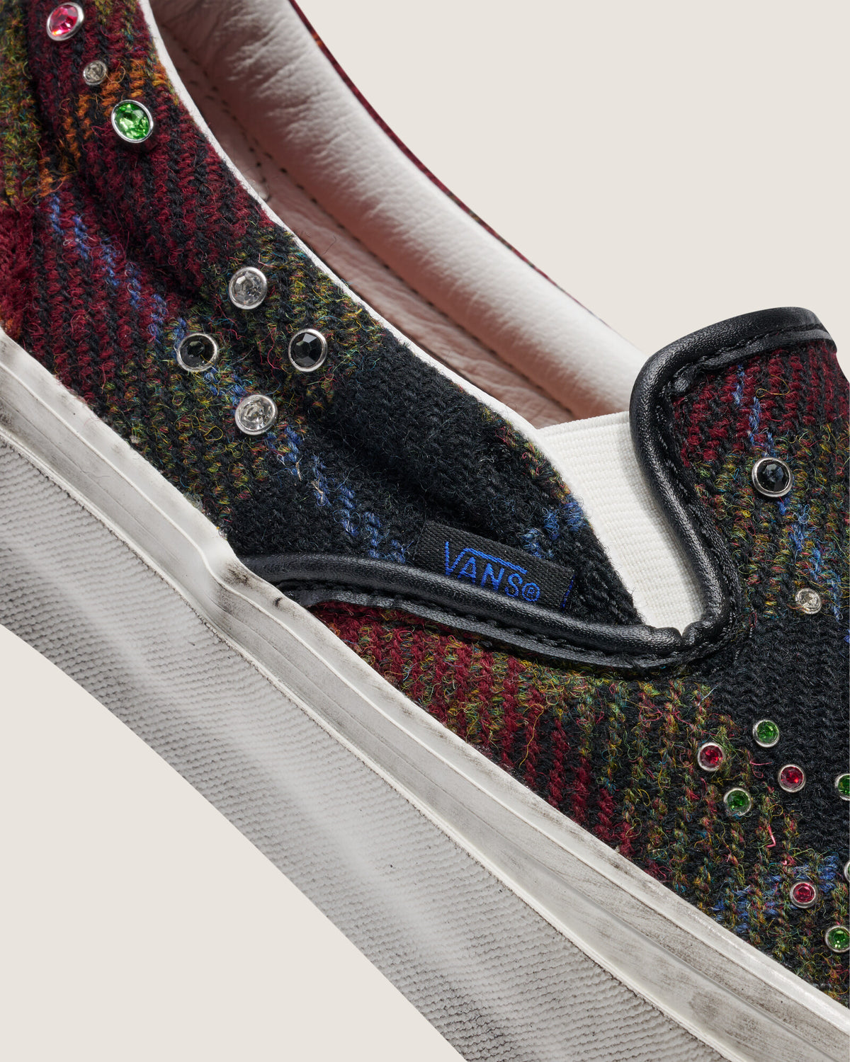 Vans LX Classic Slip-On 98 Harris Tweed 'Red/Multi'