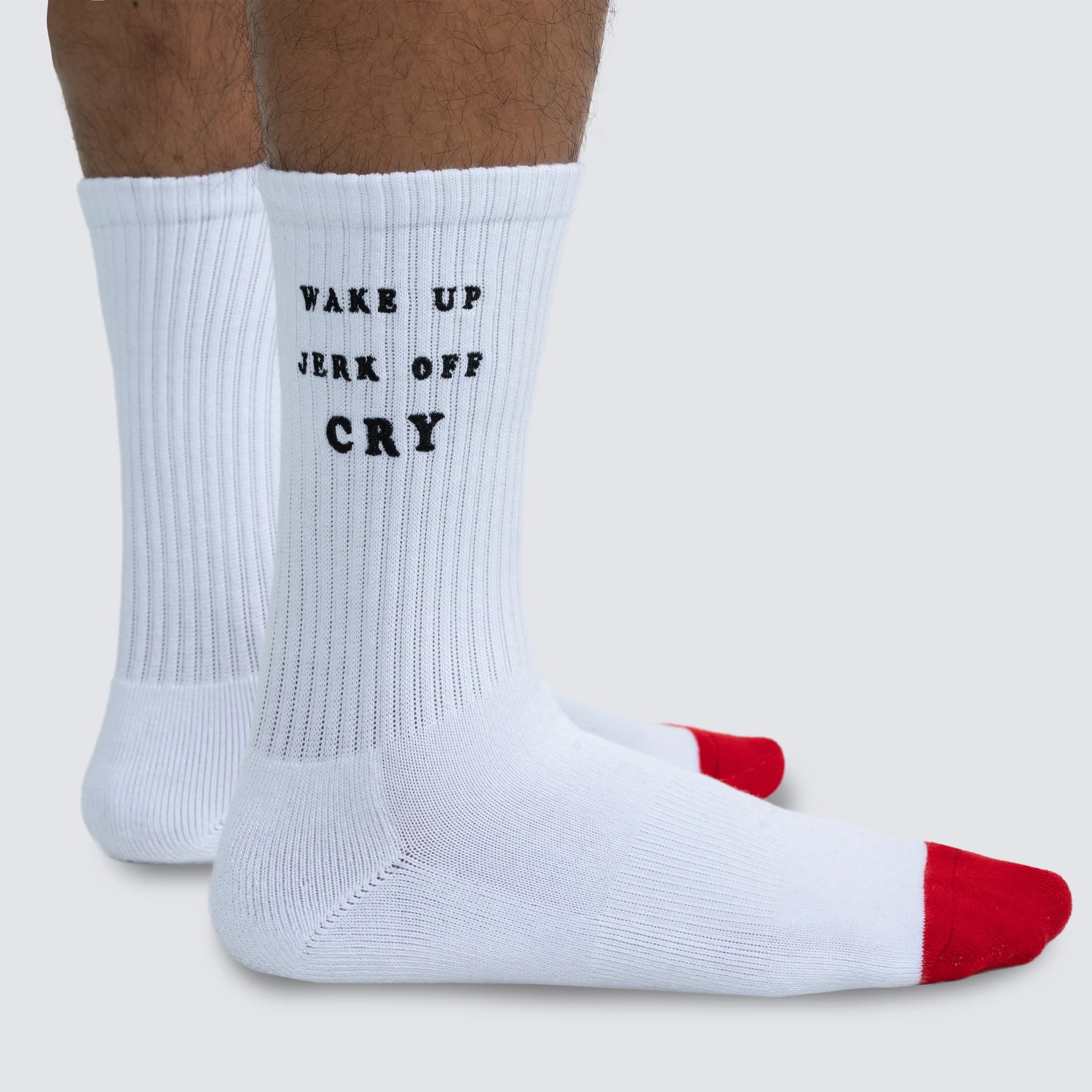 Pleasures Wake Up Socks 'White'