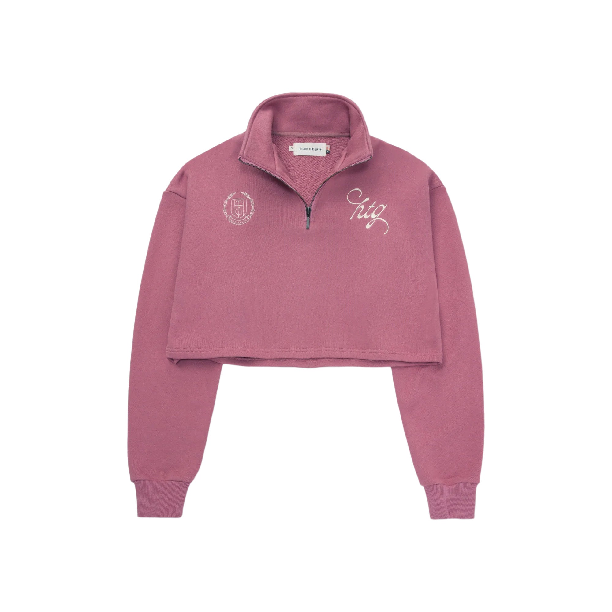 Womens Honor The Gift 1/4 Zip Fleece 'Mauve'