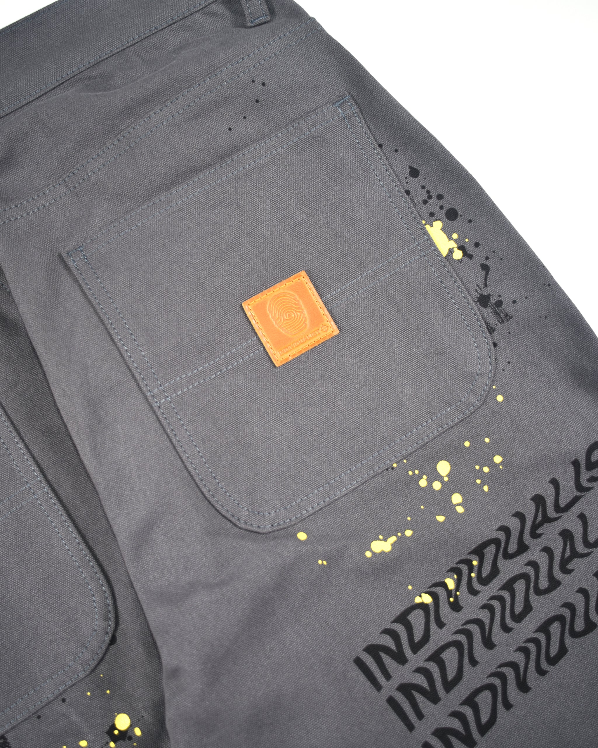 Indvlst Test Print Carpenter Pant 'Charcoal'