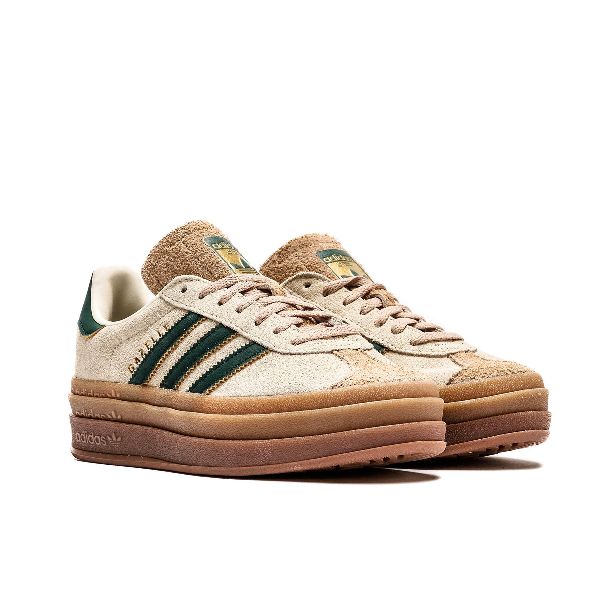 Womens adidas Gazelle Bold 'Green/Beige'
