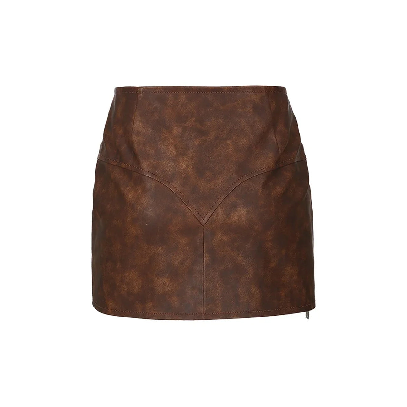Womens Andersson Bell Austin Faux Shearling Skirt 'Brown'