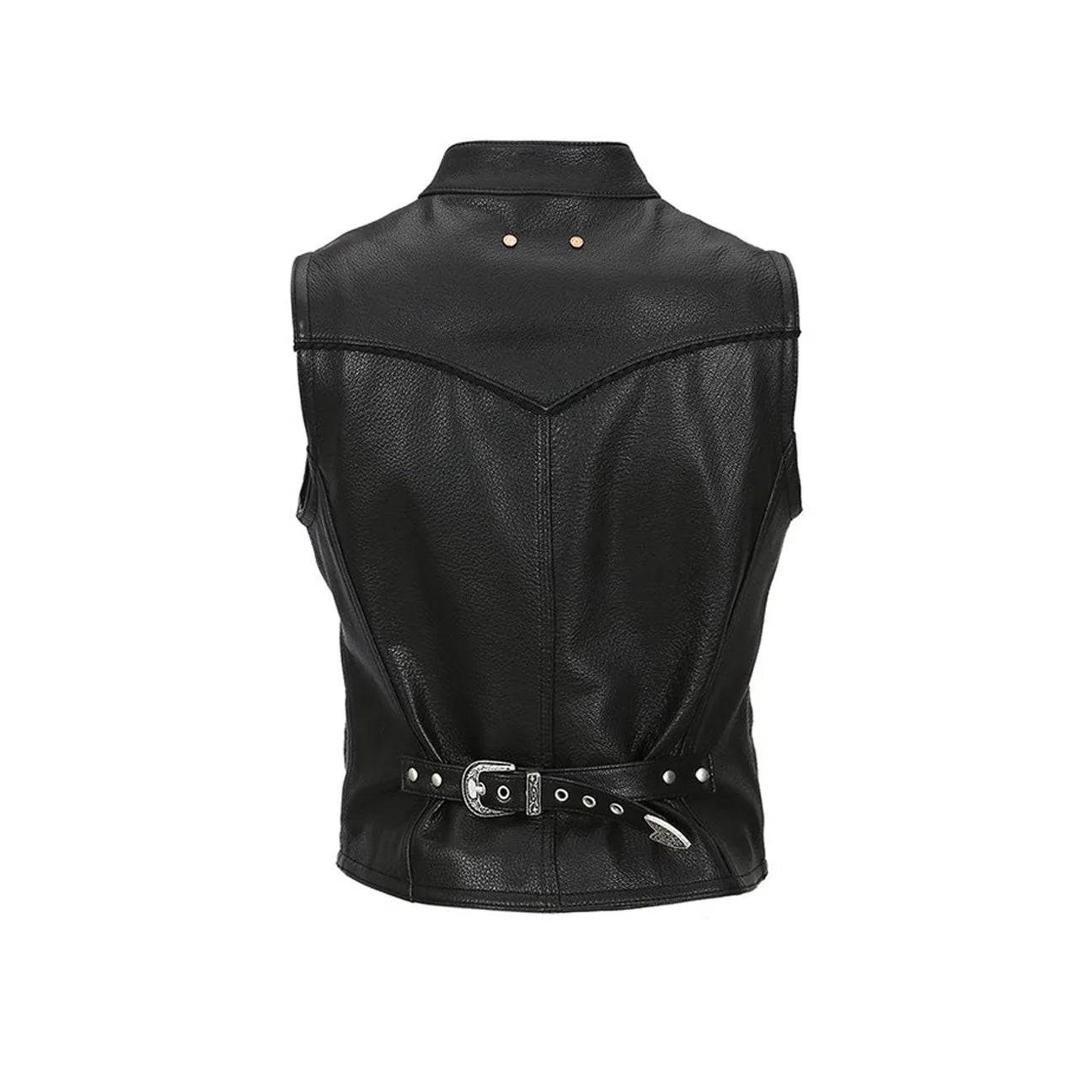 Womens Andersson Bell Liv Goat Leather Vest 'Black'