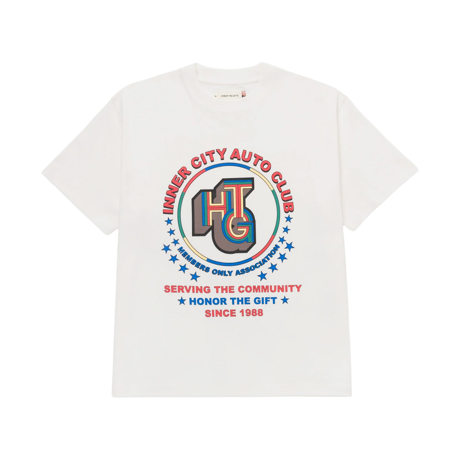 Honor The Gift Auto Association T-Shirt 'White'