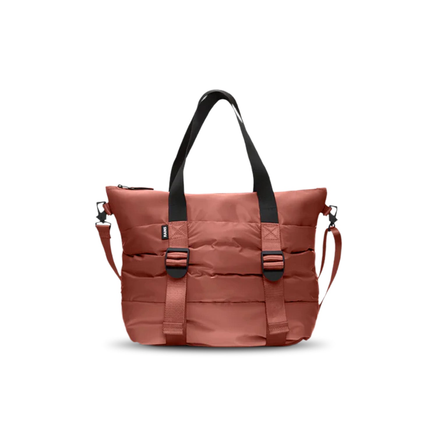 hand bag for raining Puffer Mix Tote Bag Mini Honor