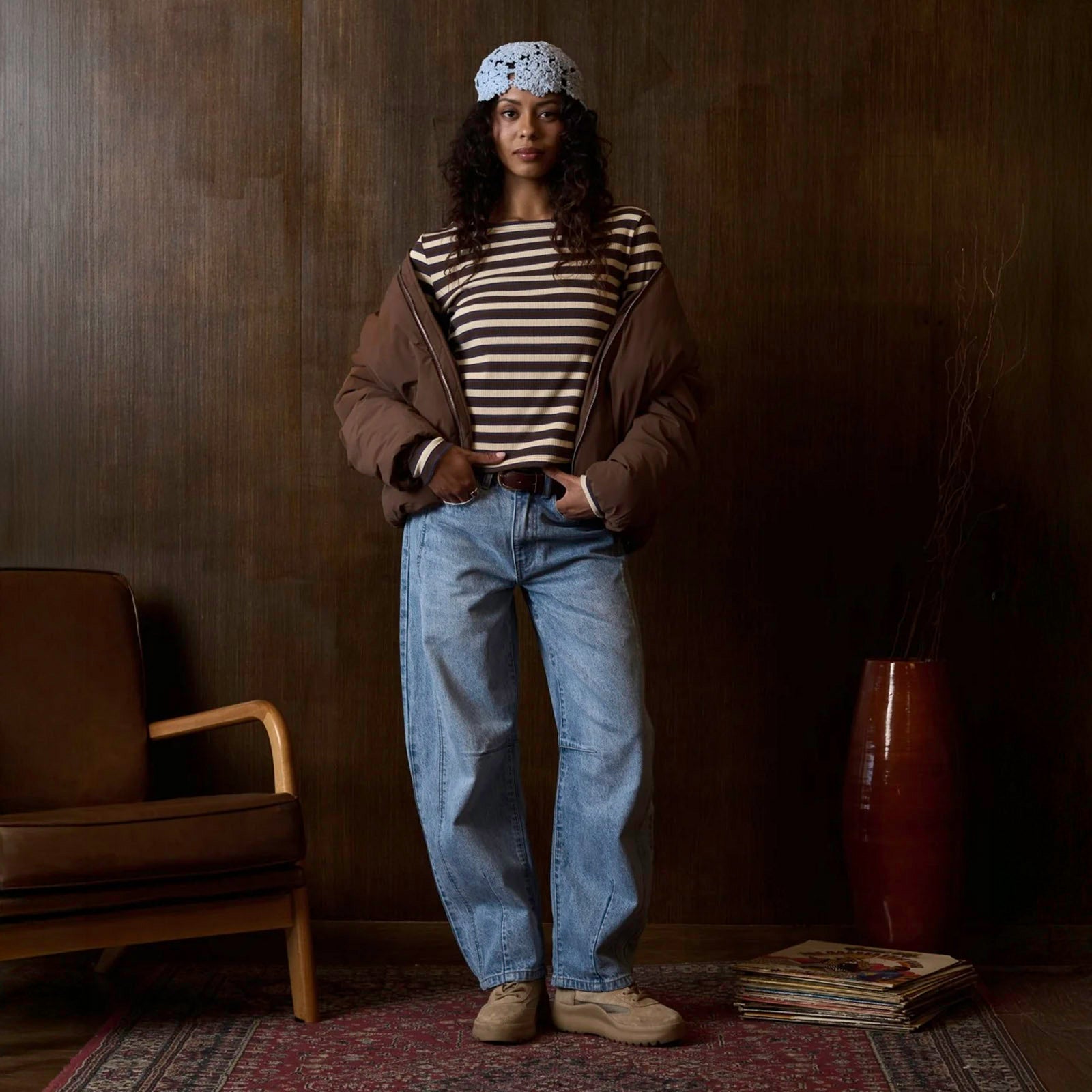 Kuwalla Tee Jacqueline Barrel Leg 'Mid Blue'