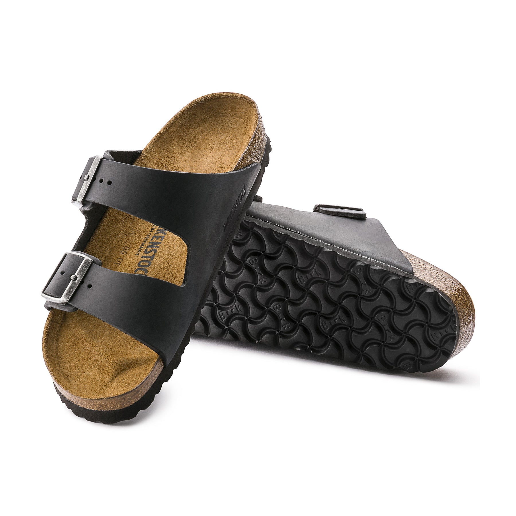 Birkenstock Arizona Black Oil Leather