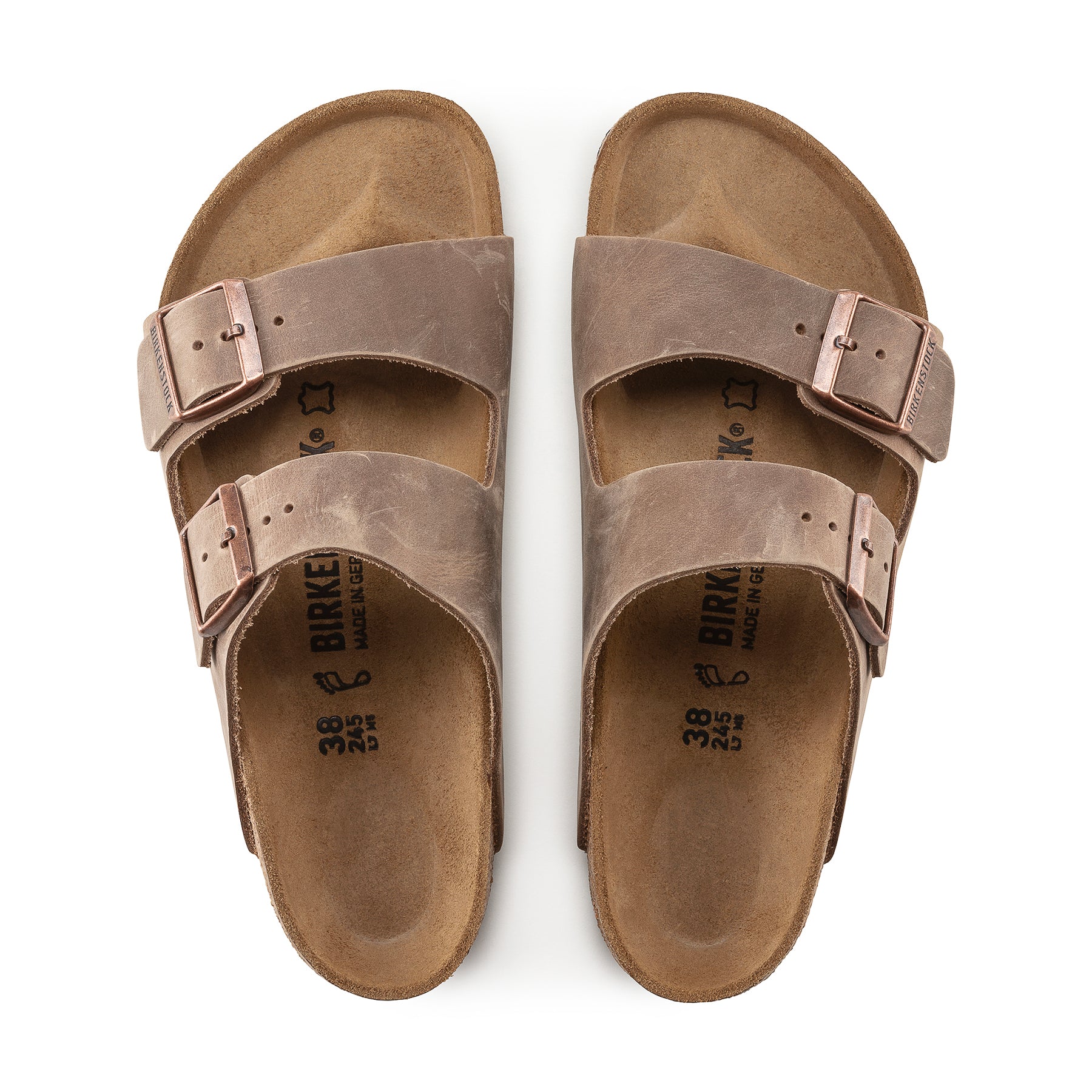 Birkenstock Arizona Tobacco Oil Leather