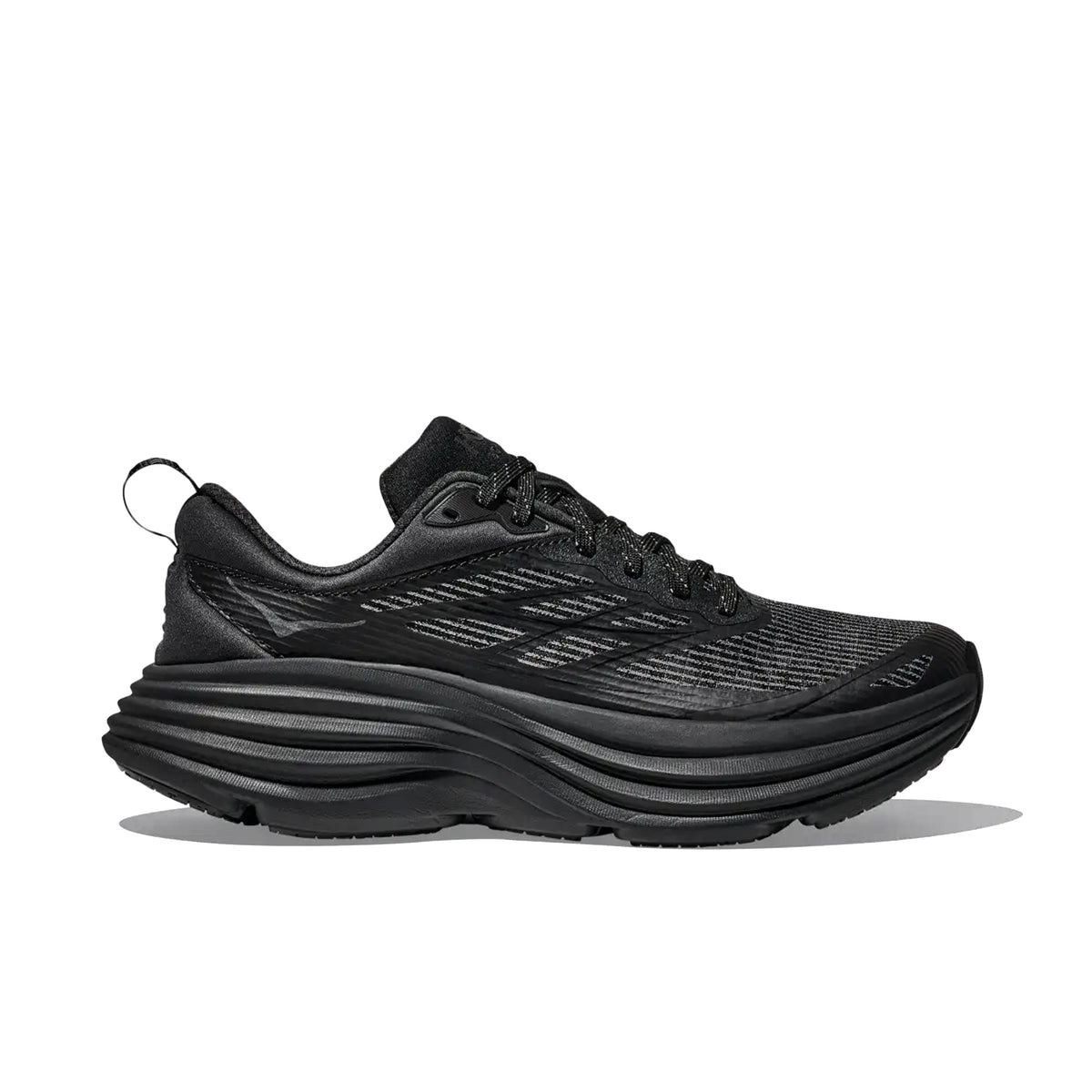 Hoka Bondi 8 Stealth/Tech Caged 