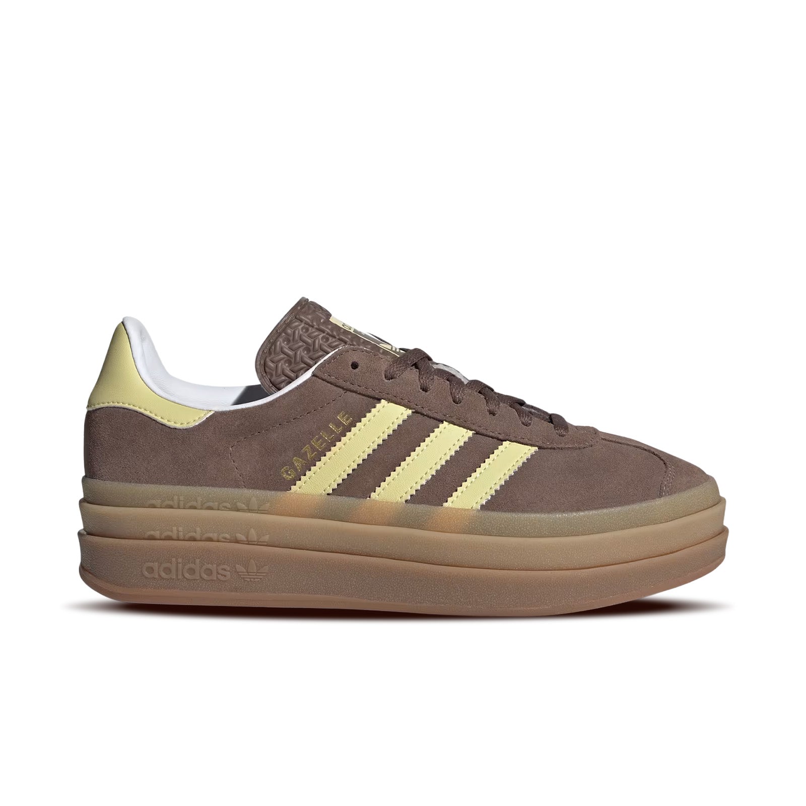 Womens adidas Gazelle Bold 'Earth Strata/Powder Yellow'