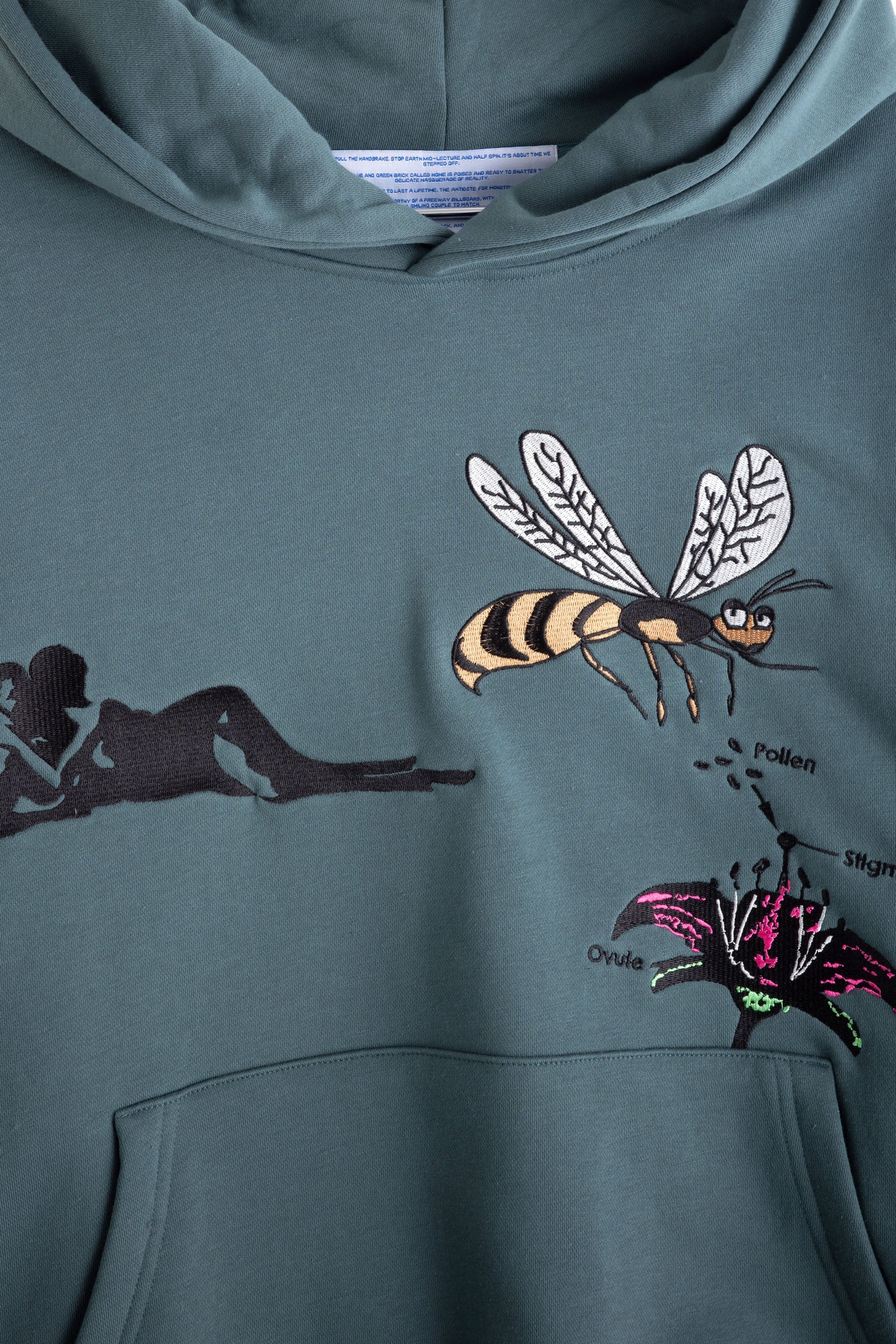 Jungles Jungles Pollinate Hoodie 'Green'