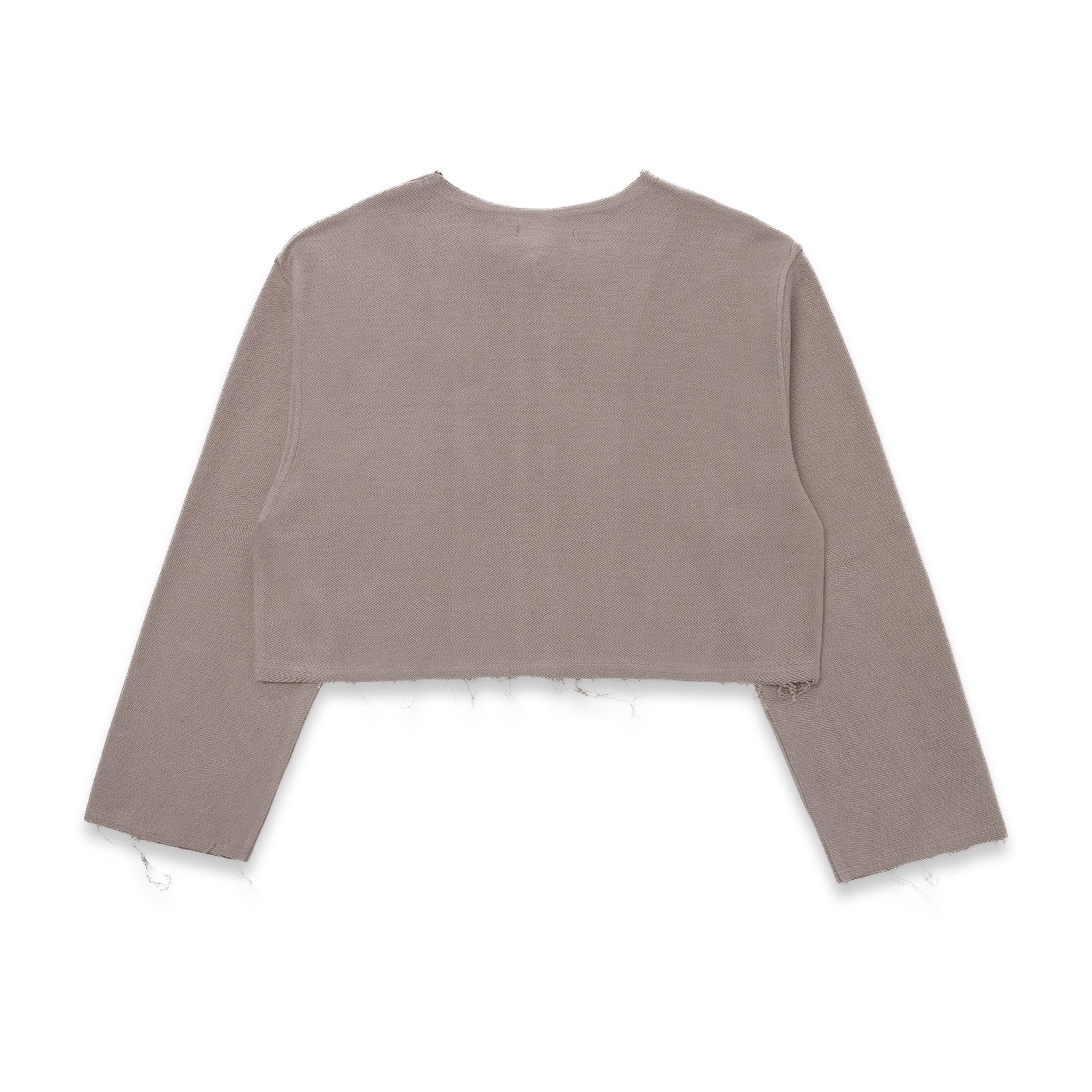 Womens Honor The Gift Honor Round Crop Zip Crew 'Grey'