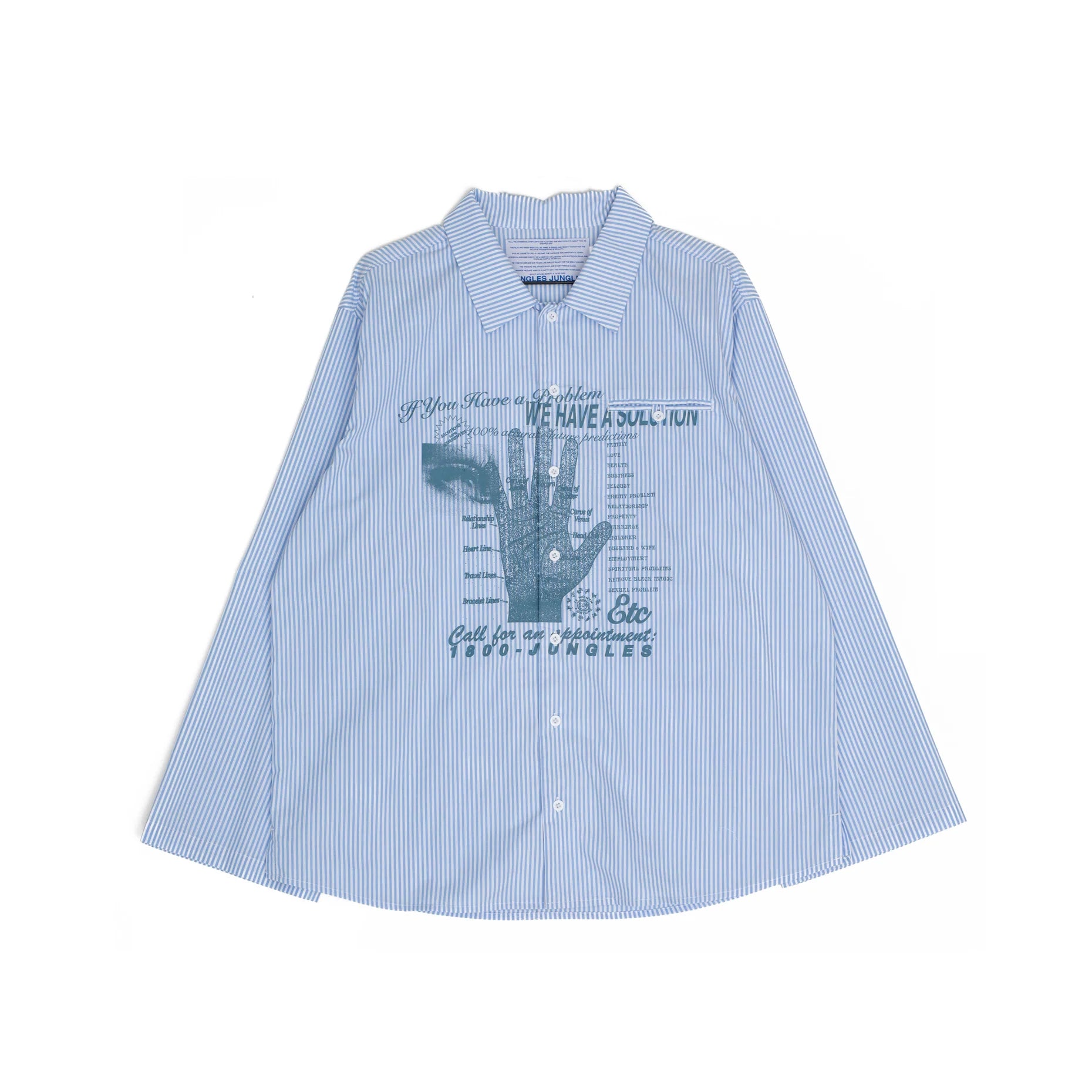 Jungles Jungles Solutions Button Up Shirt 'Blue'