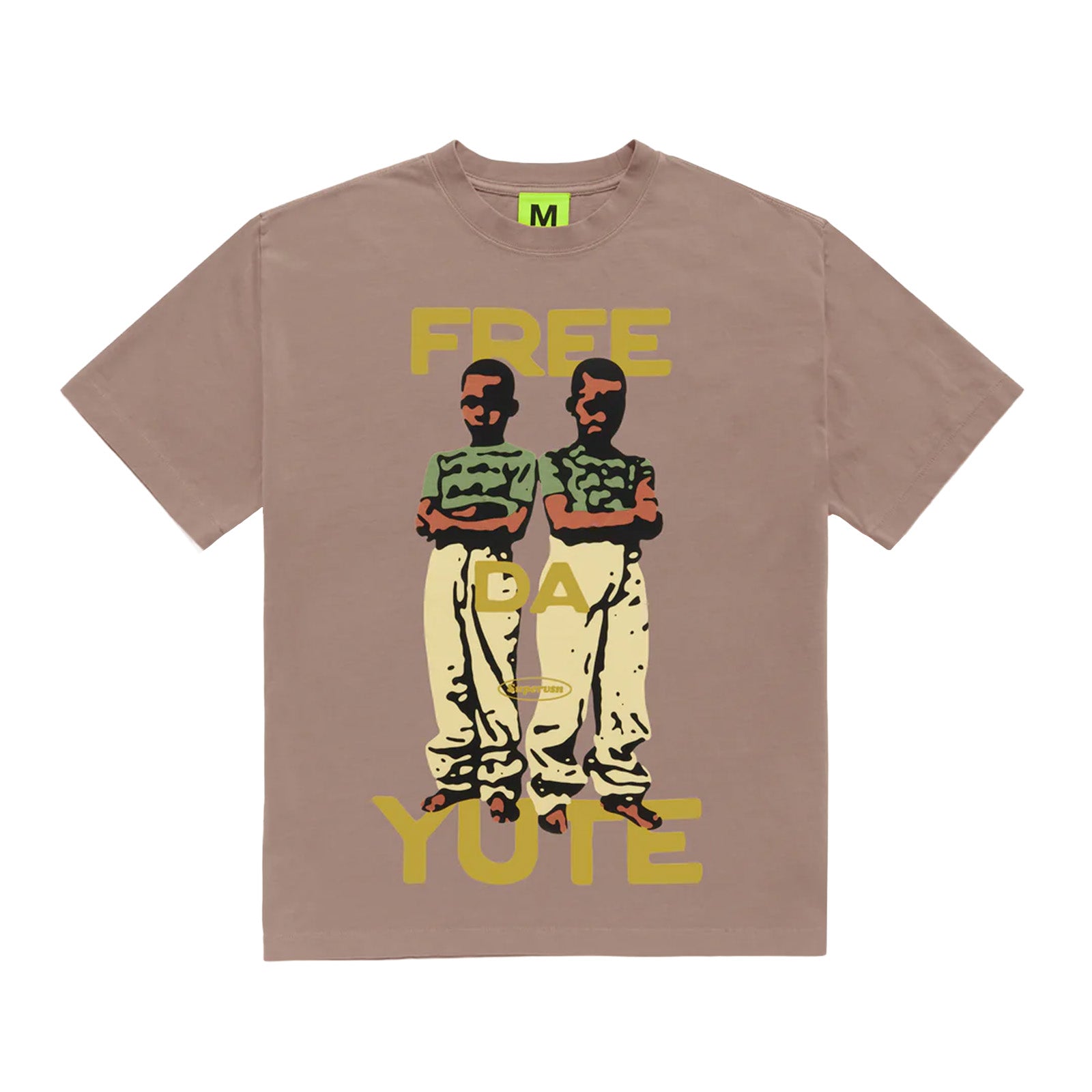 Supervsn Free Da Yute T-Shirt 'Aloewood'