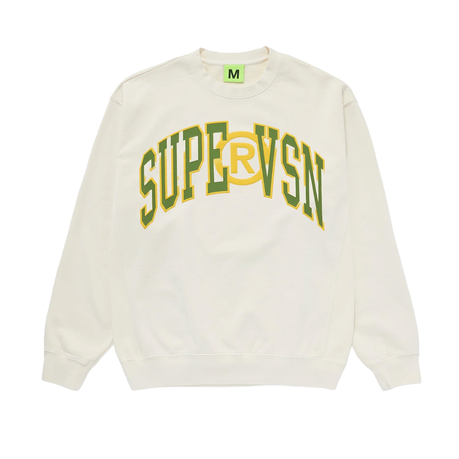 Supervsn Collegiate 2 Tone Crewneck 'White'