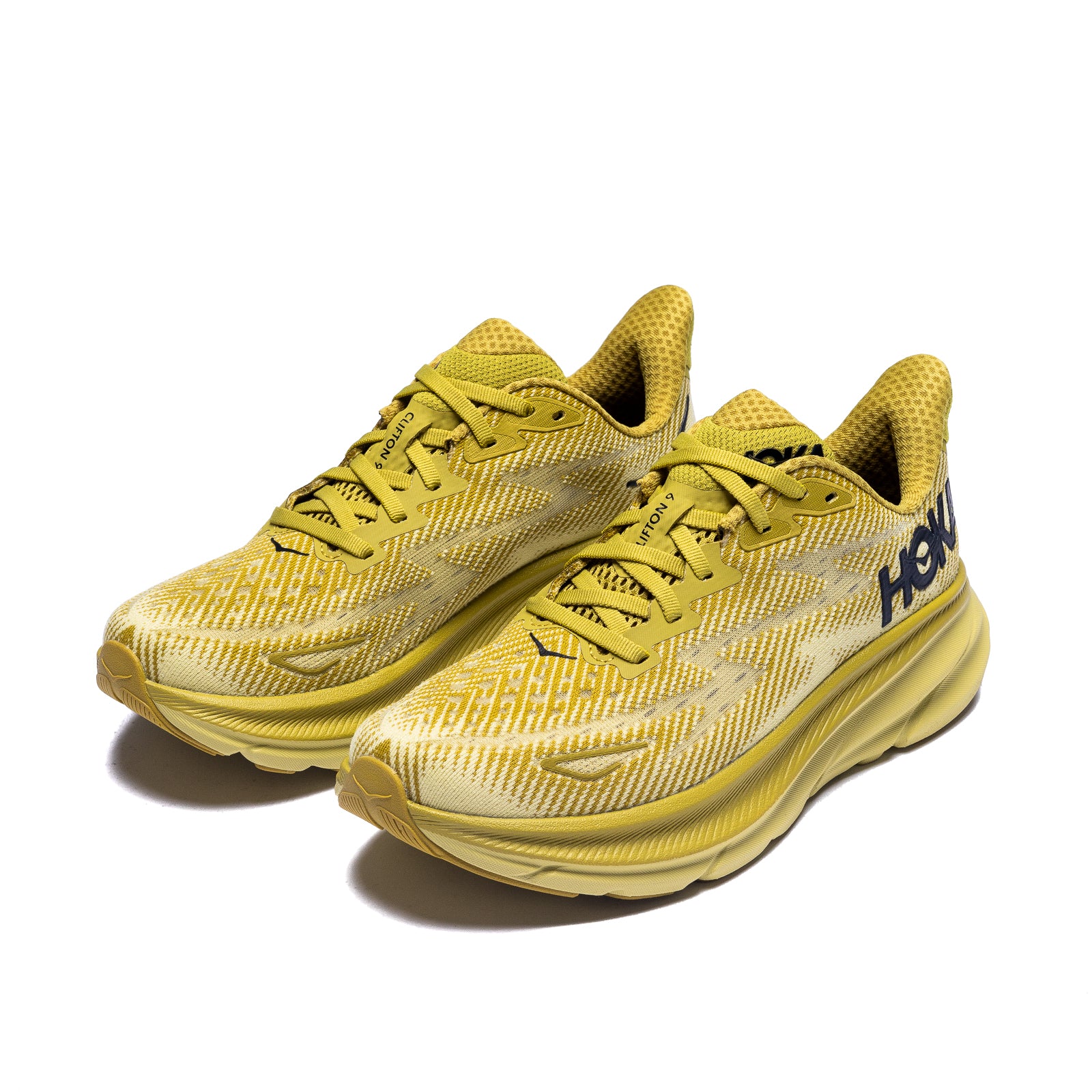 Womens Hoka One One Clifton 9 'Golden Lichen'