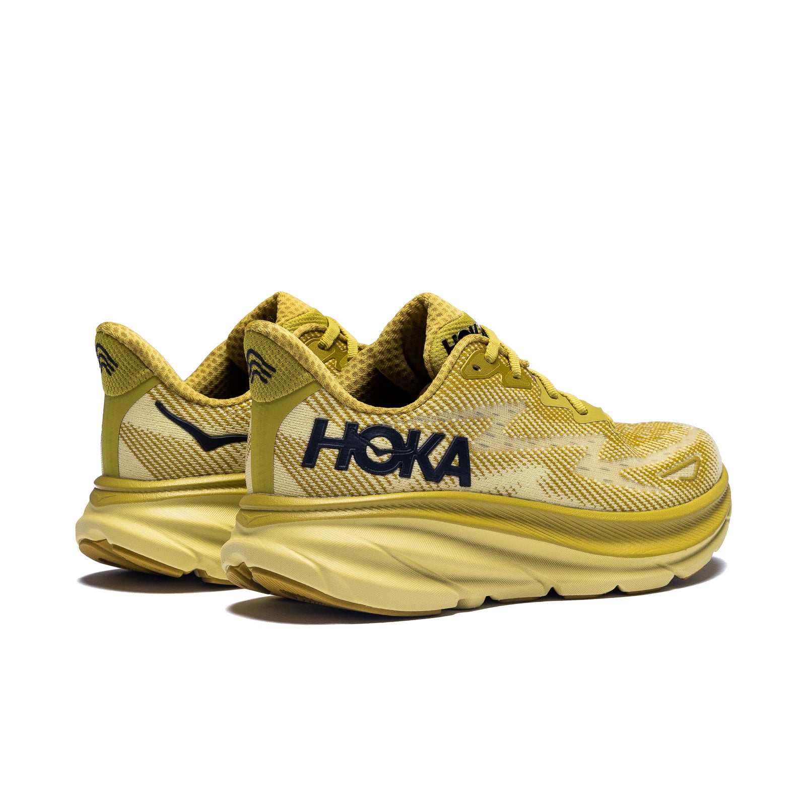 Womens Hoka One One Clifton 9 'Golden Lichen'