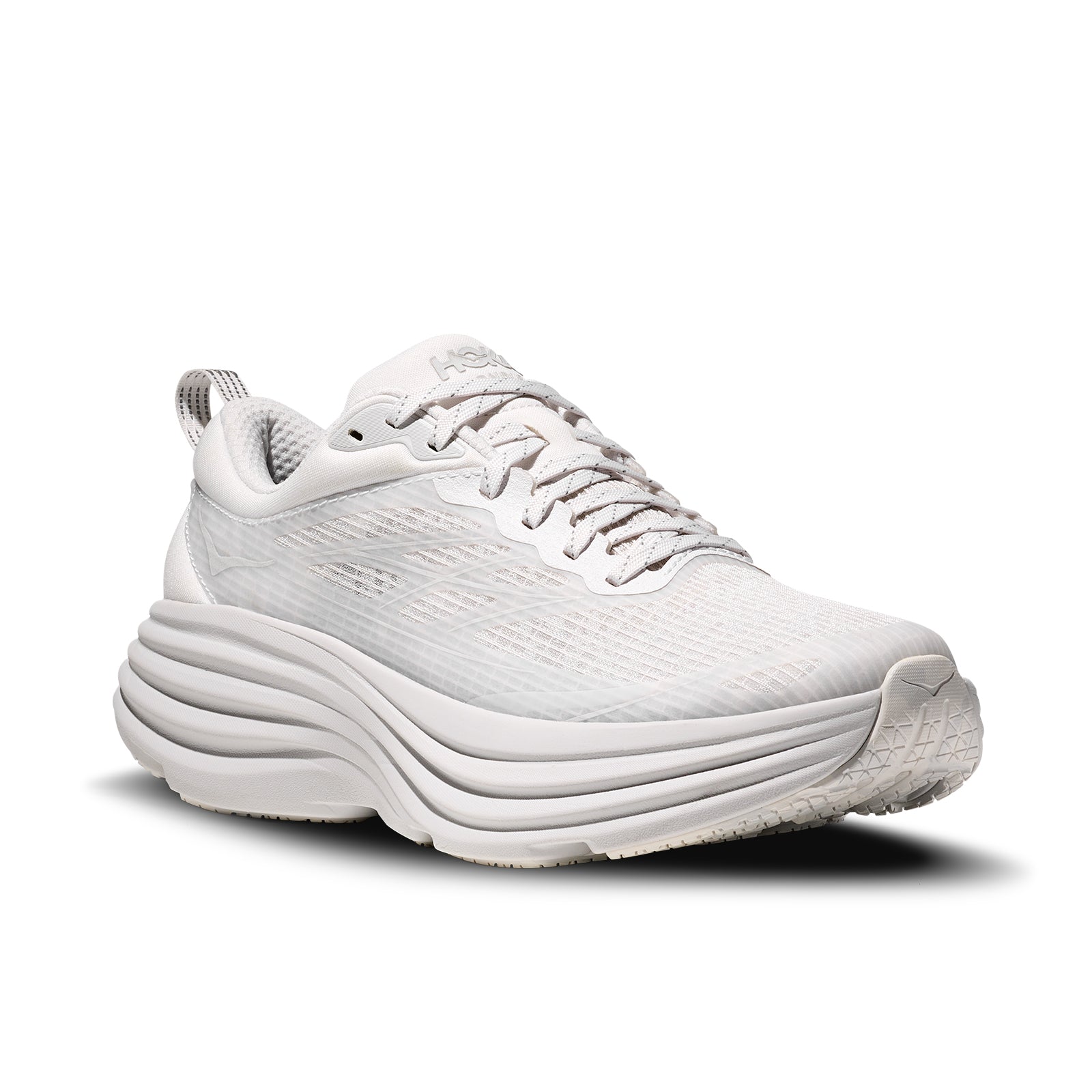 Hoka U Bondi 8 TS Caged 'White/Cosmic Grey'
