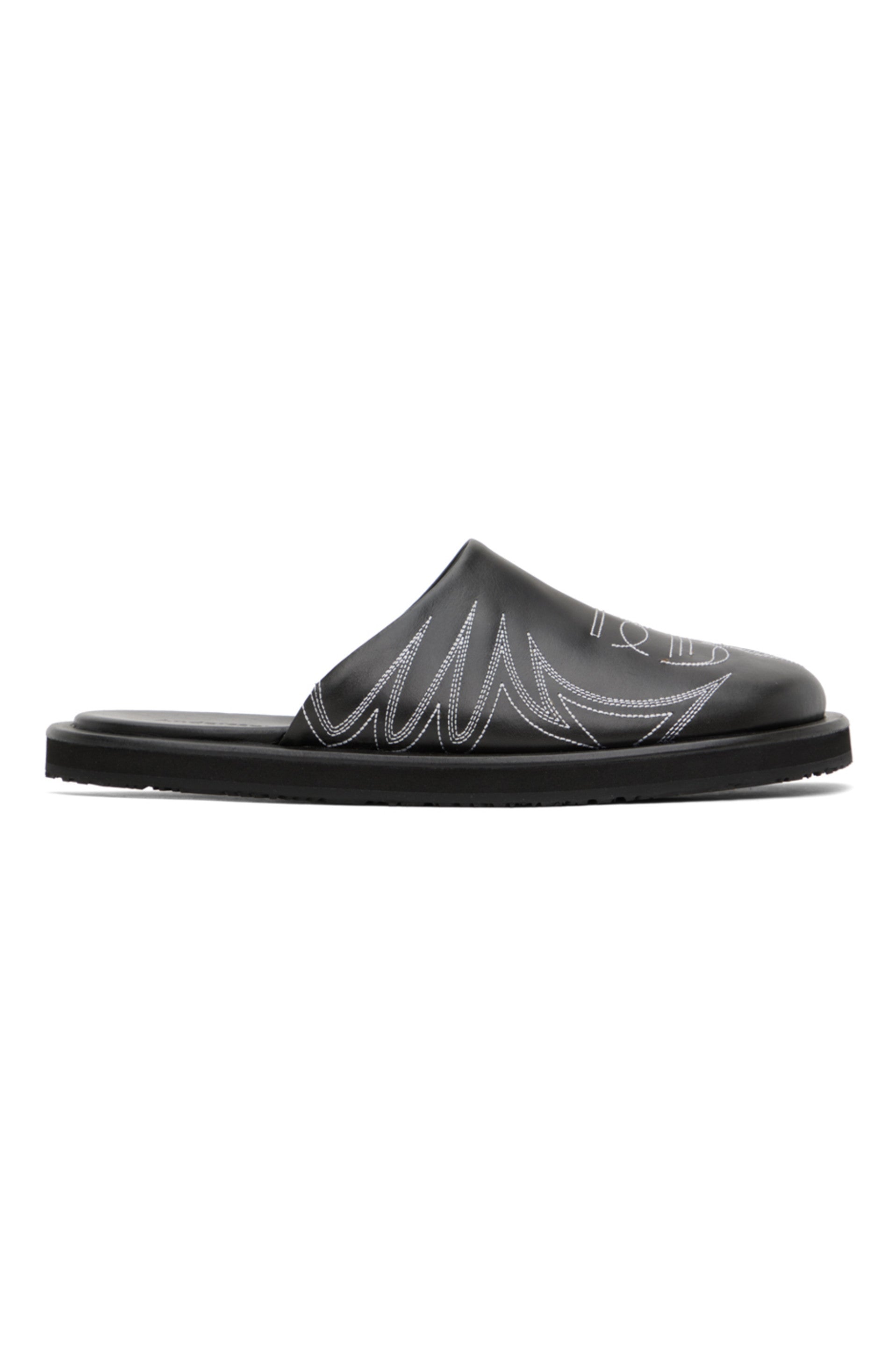 Andersson Bell Western Mule Slippers 'Black'