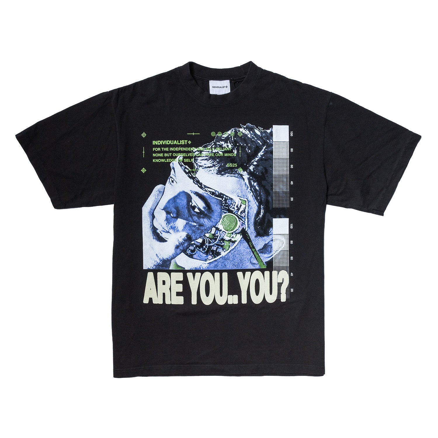 Indvlst Lab Are You You SS Tee 'Vintage Black'