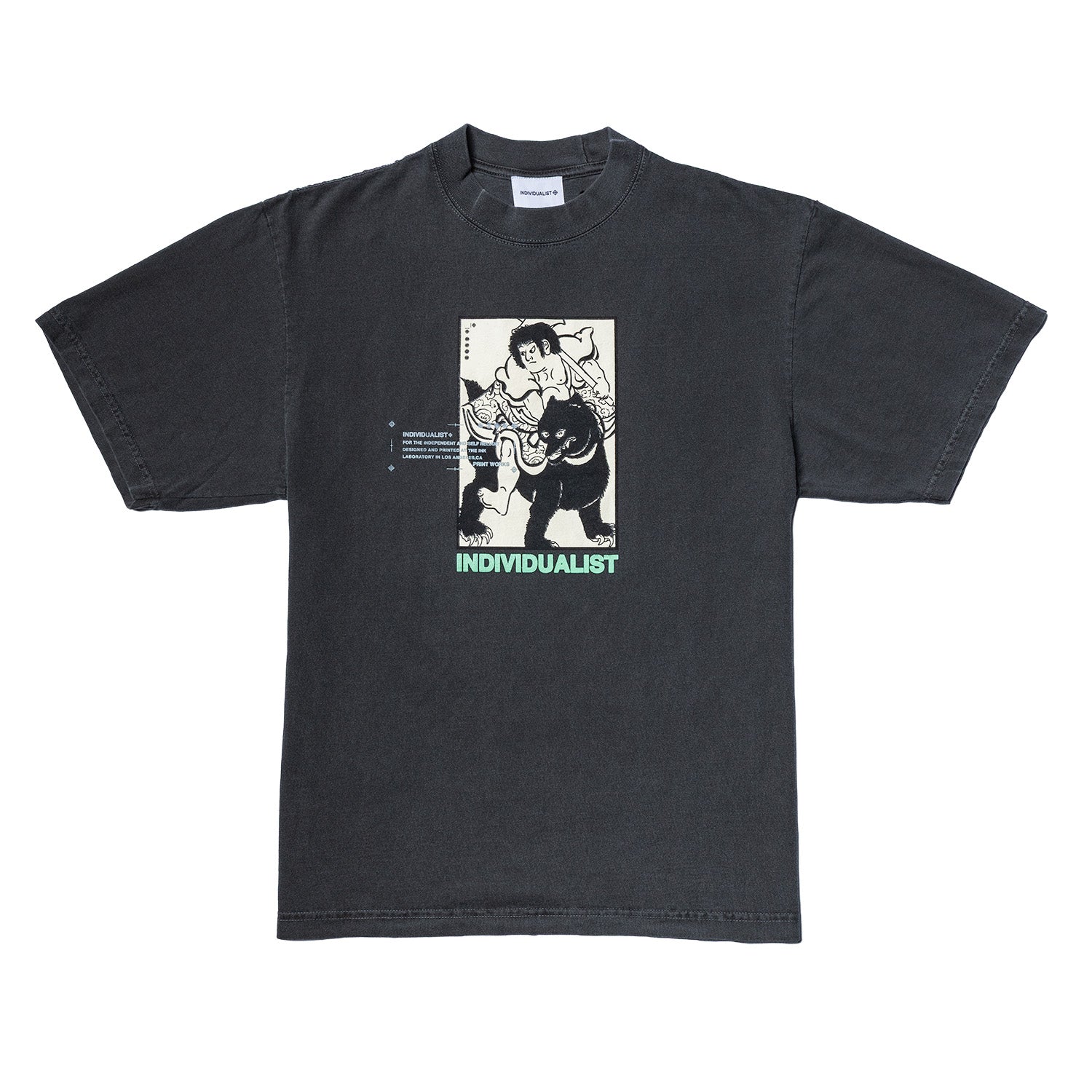 Indvlst Lab Kintaro Box SS Tee ‘Charcoal'